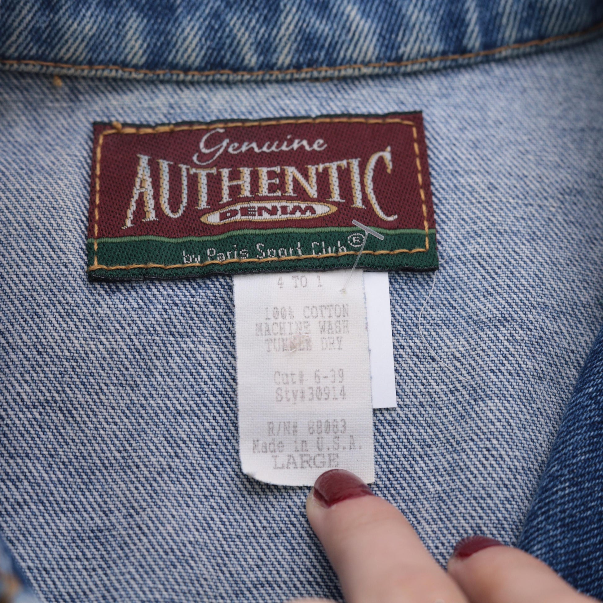 90s Blue Denim Cropped Vest Sleeveless Button-Up Jean Top Medium