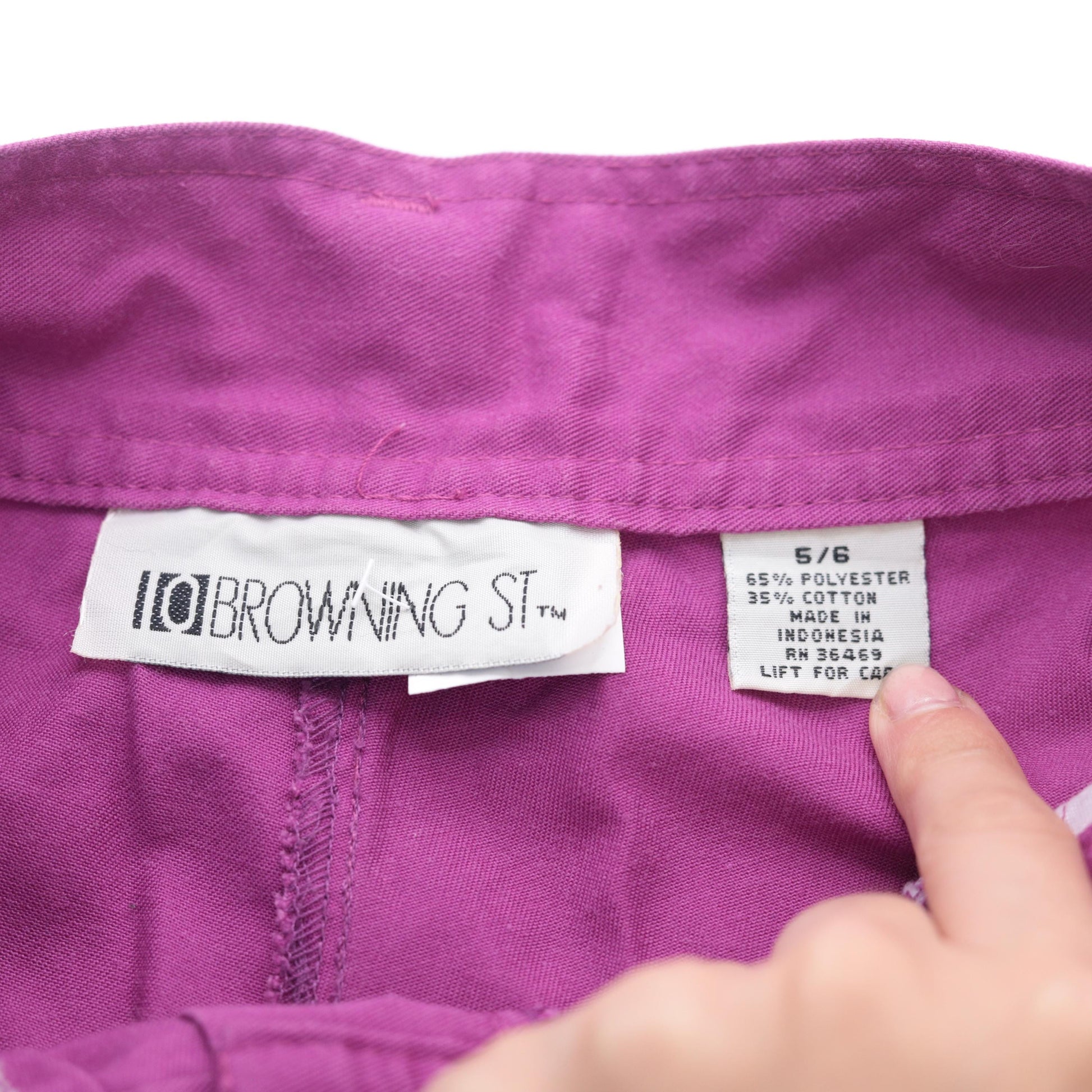90s Purple Pleated High-Waist Shorts Extra Small XS
