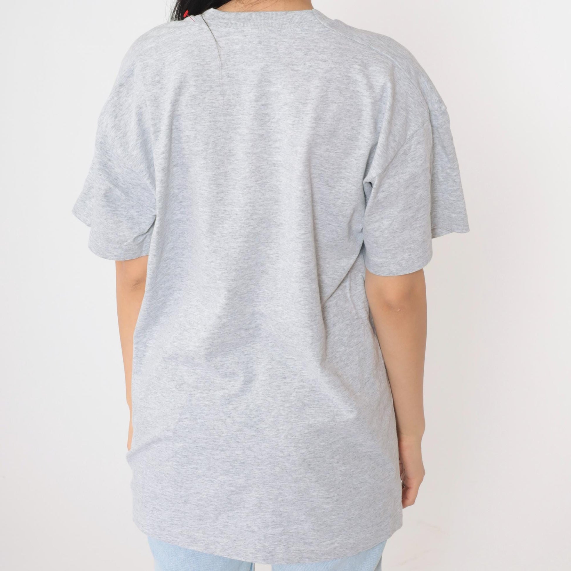 90s Venezia Italia La Gondola Venice Graphic T-Shirt Grey Large L