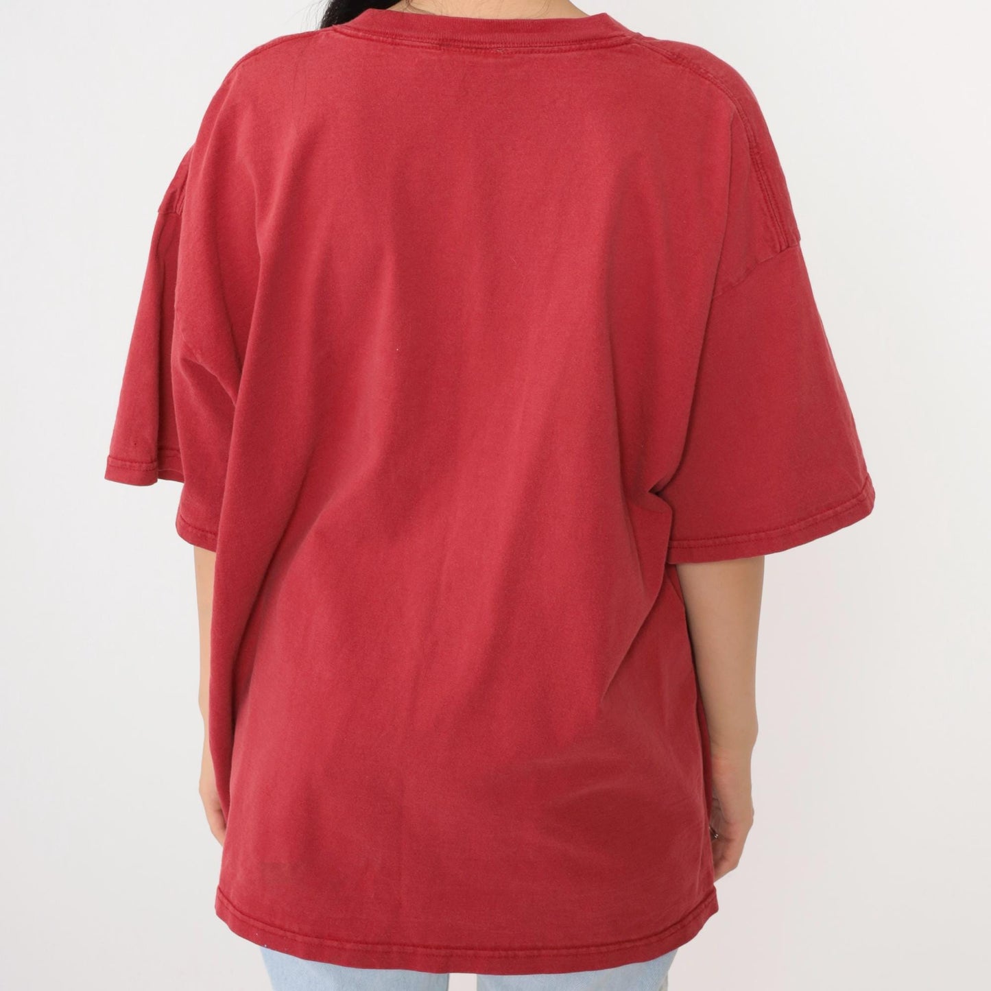 00s South Carolina Gamecocks Paint Splatter Graphic Tee Red XXL