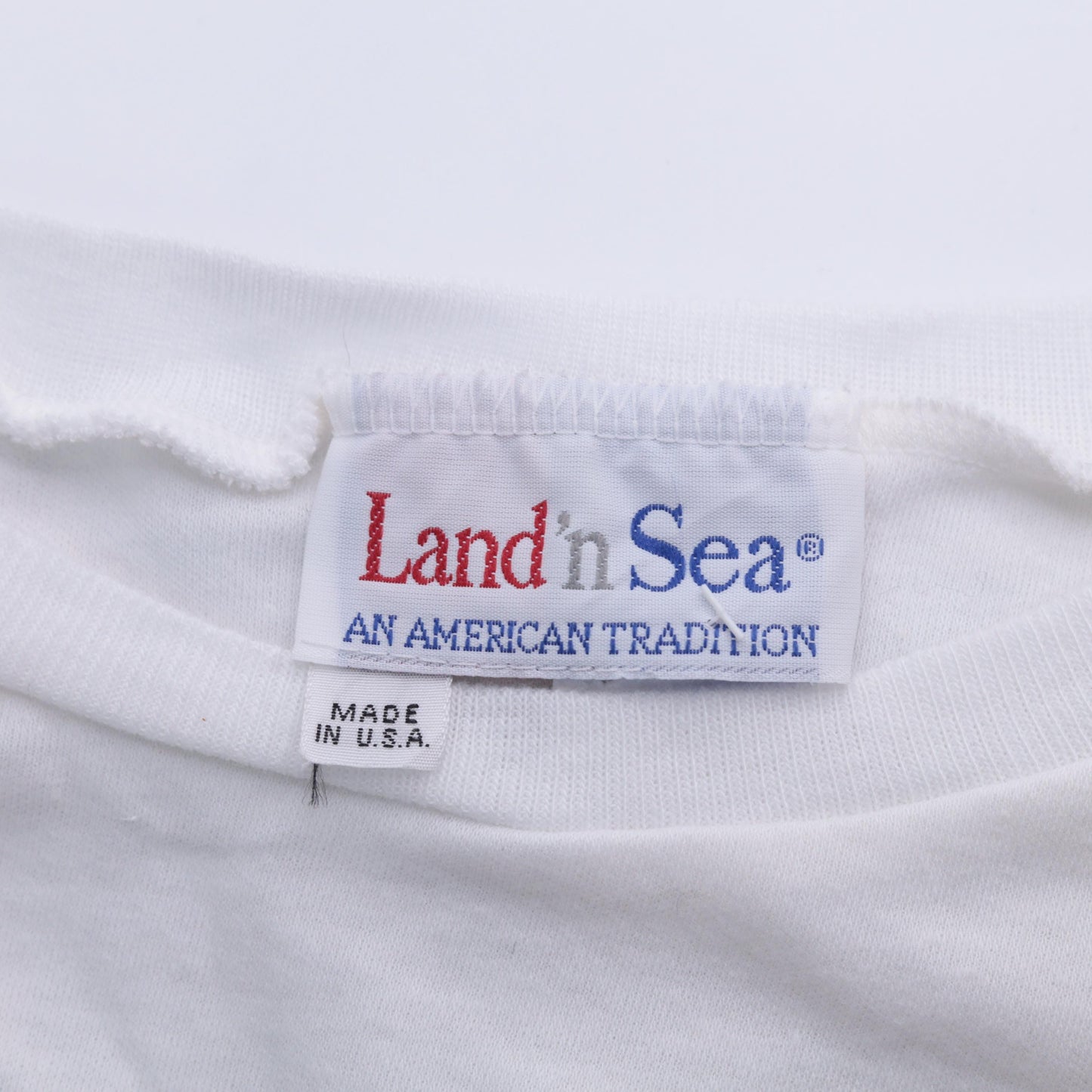 80s Land'n Sea Chevron Striped Dolman Sleeve Tee Pink White Small Medium