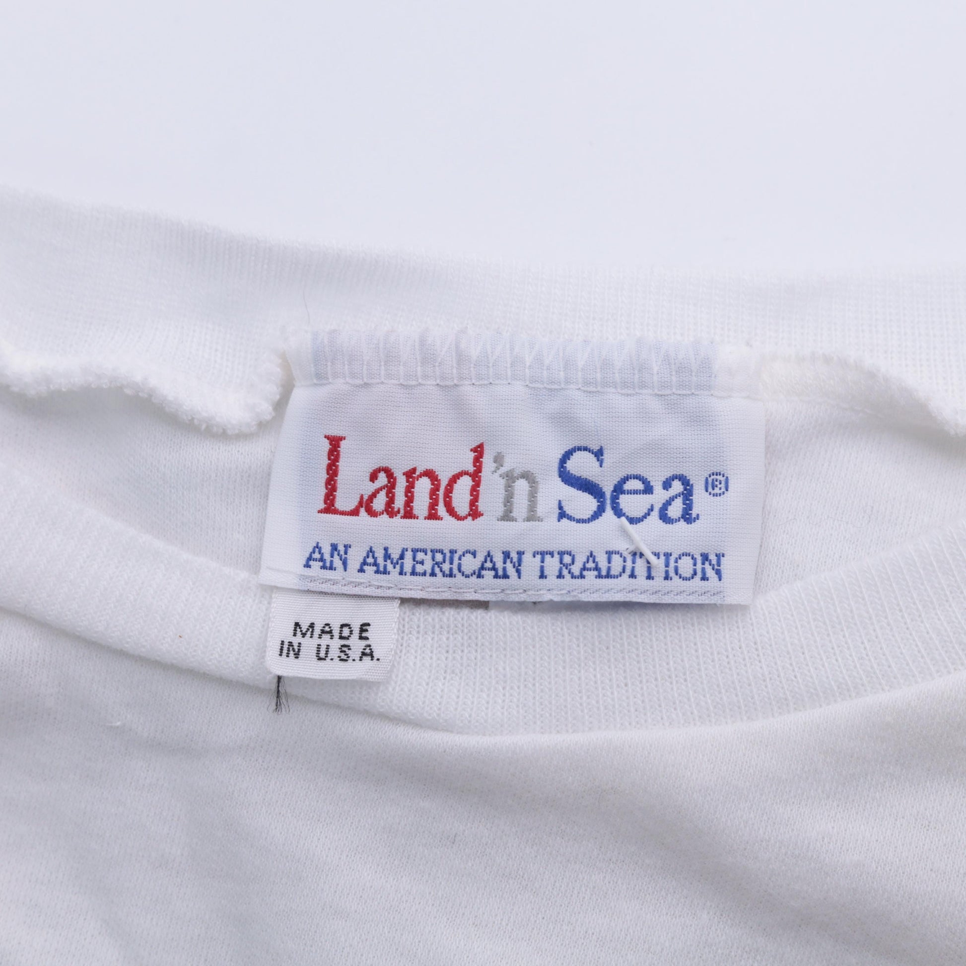 80s Land'n Sea Chevron Striped Dolman Sleeve Tee Pink White Small Medium