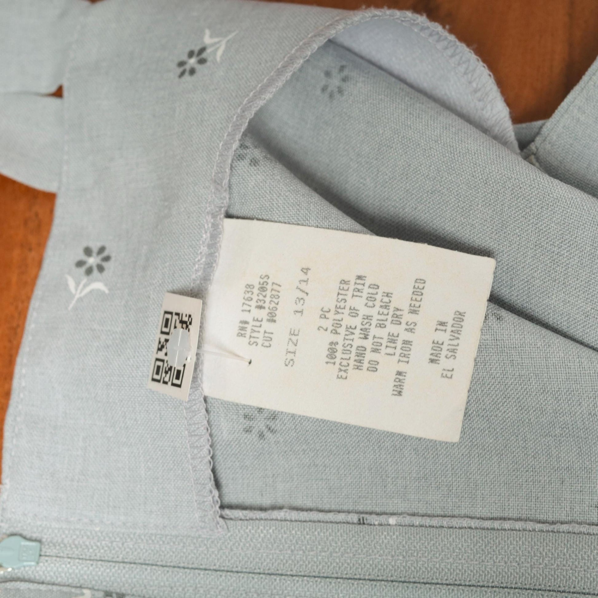 90s Grey Floral Mini Dress Sleeveless Square Neck Sheath Pencil Medium