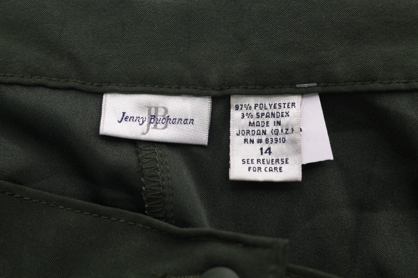 Y2K Green Tapered Trousers High Waisted Straight Leg Slacks Large