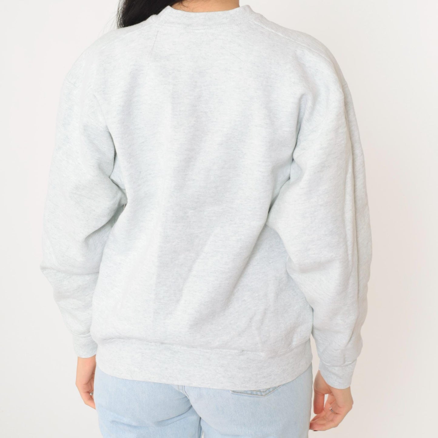 90s Skates on The Bay Berkeley Restaurant Embroidered Sweatshirt Grey Medium