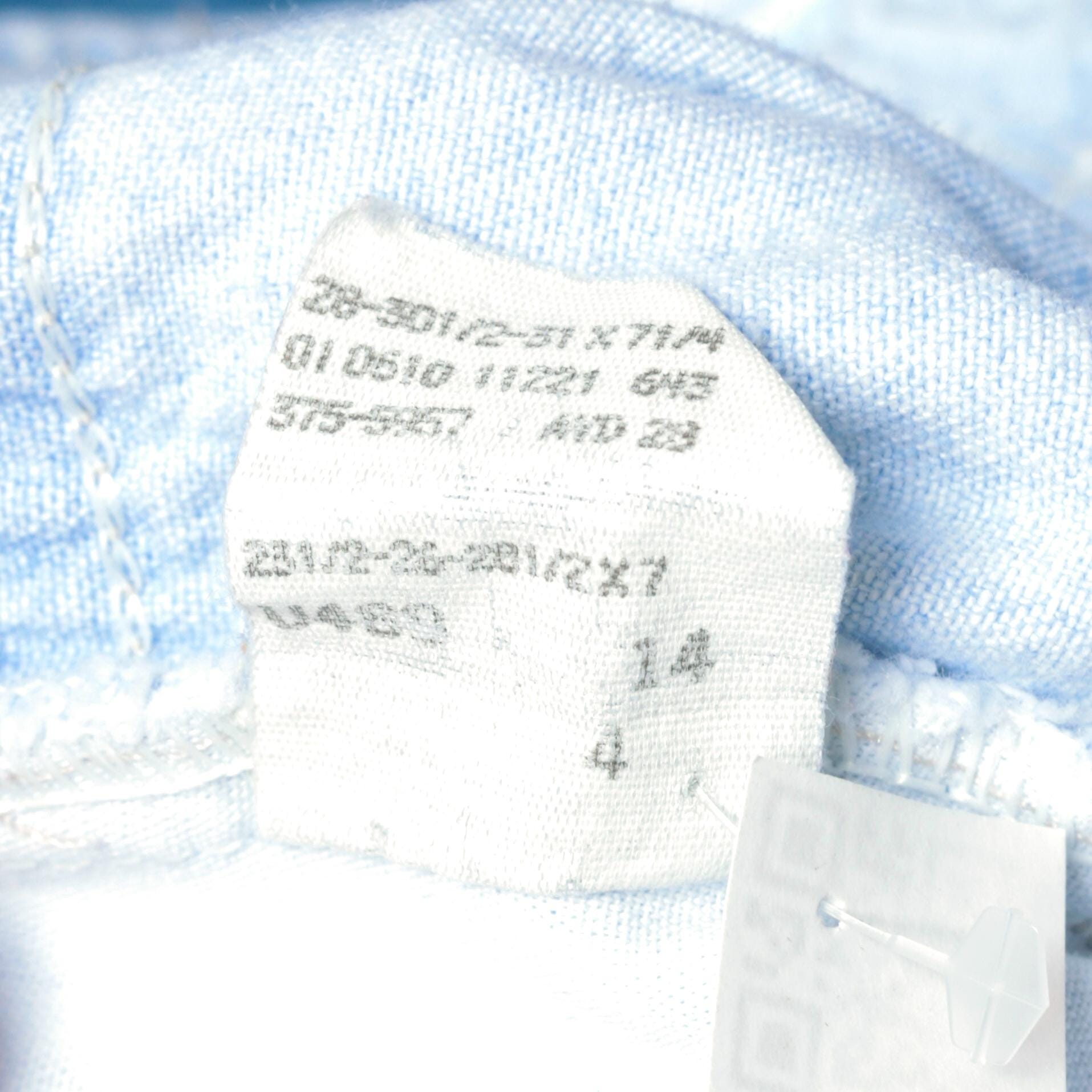 90s Lee Light Blue Denim Shorts High Waist Elastic Smooth Back Small
