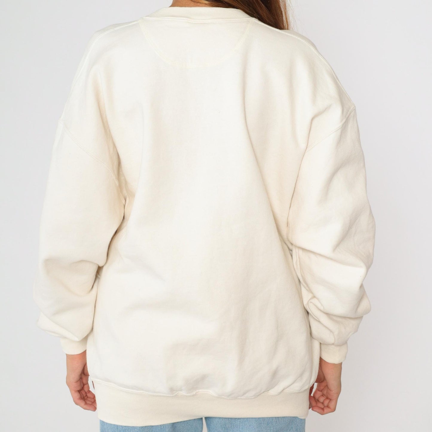 90s American Red Cross Jerzees Sweatshirt Cream Graphic Extra Large XXL