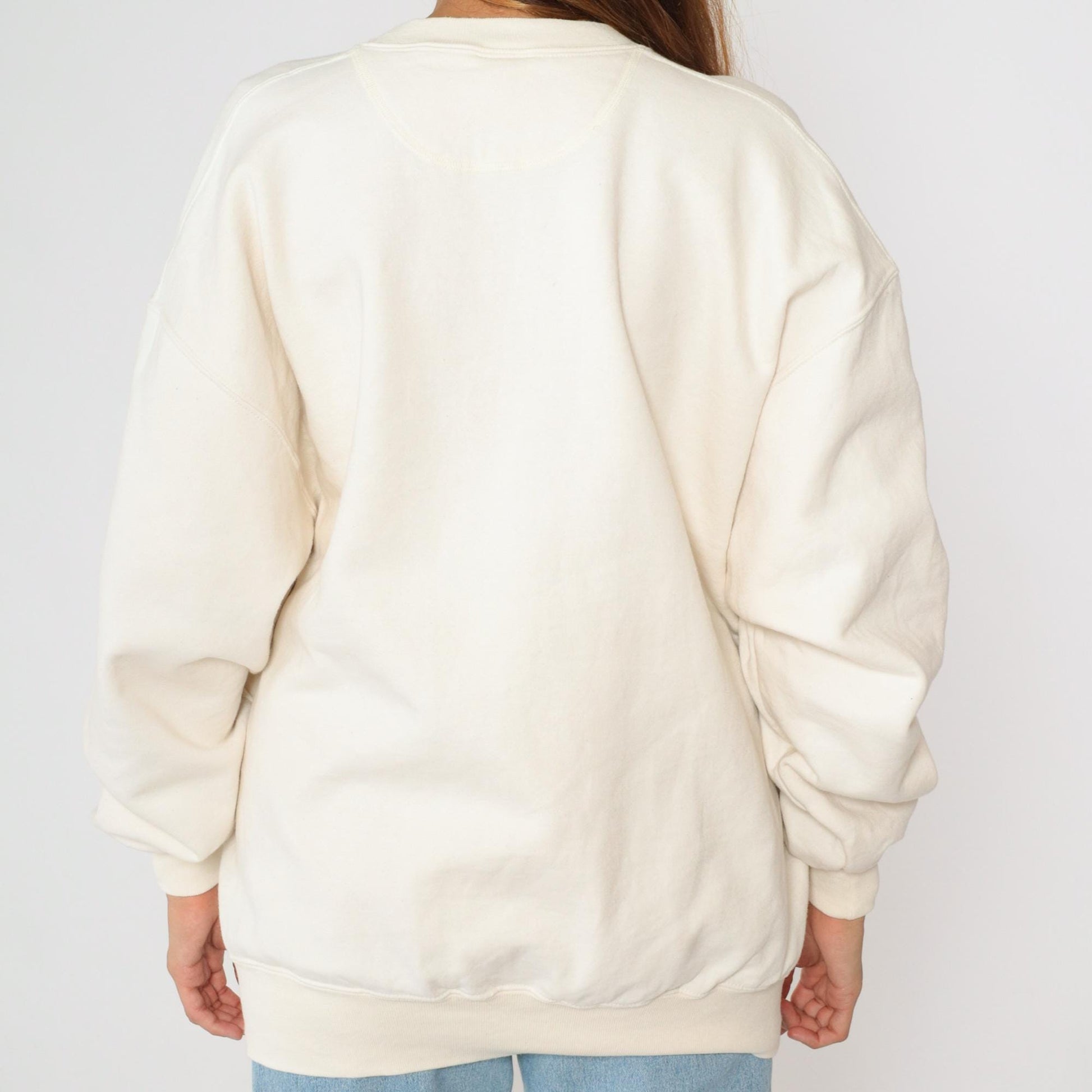 90s American Red Cross Jerzees Sweatshirt Cream Graphic Extra Large XXL