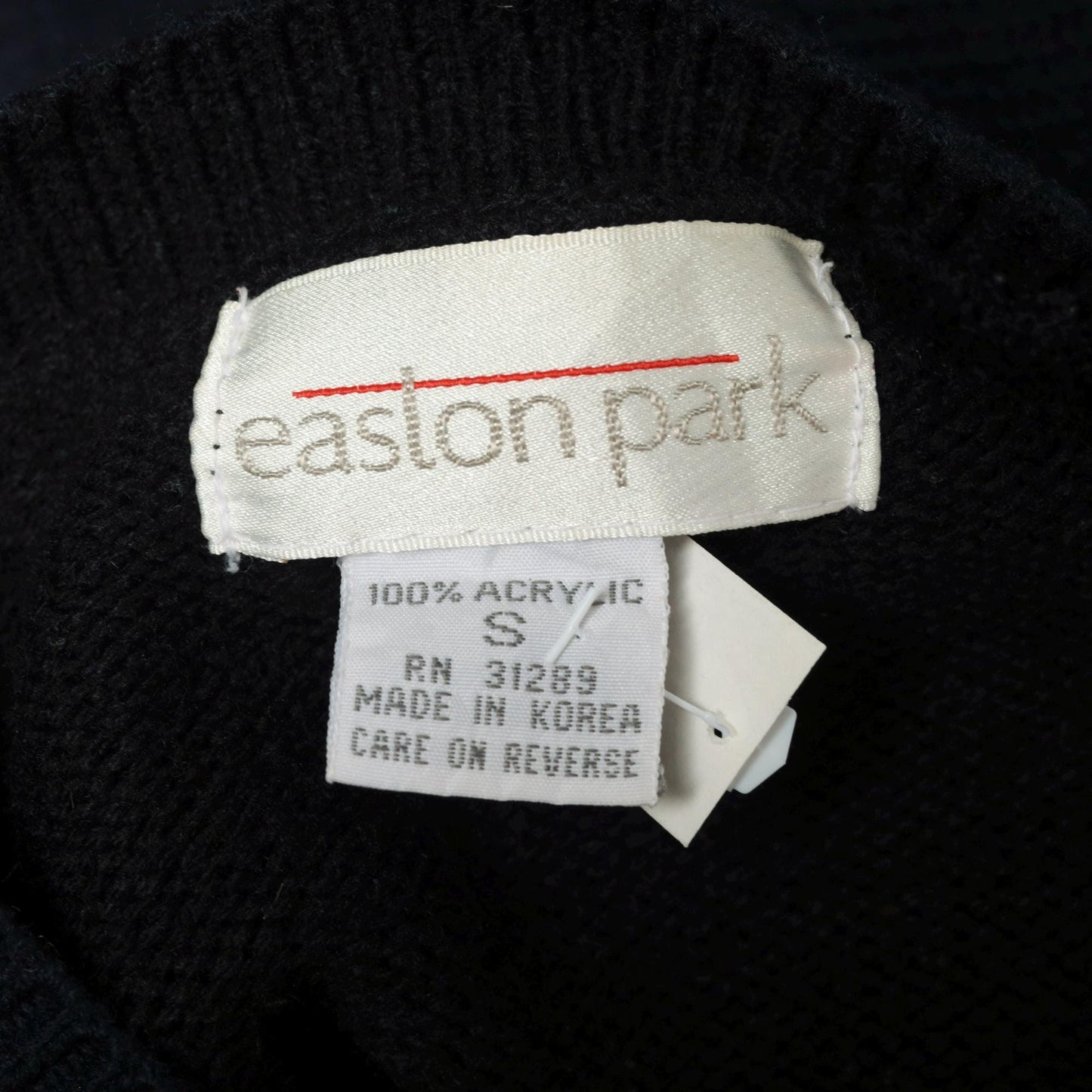 90s Navy Cable Knit Cardigan Button-Up V-Neck Sweater Small S