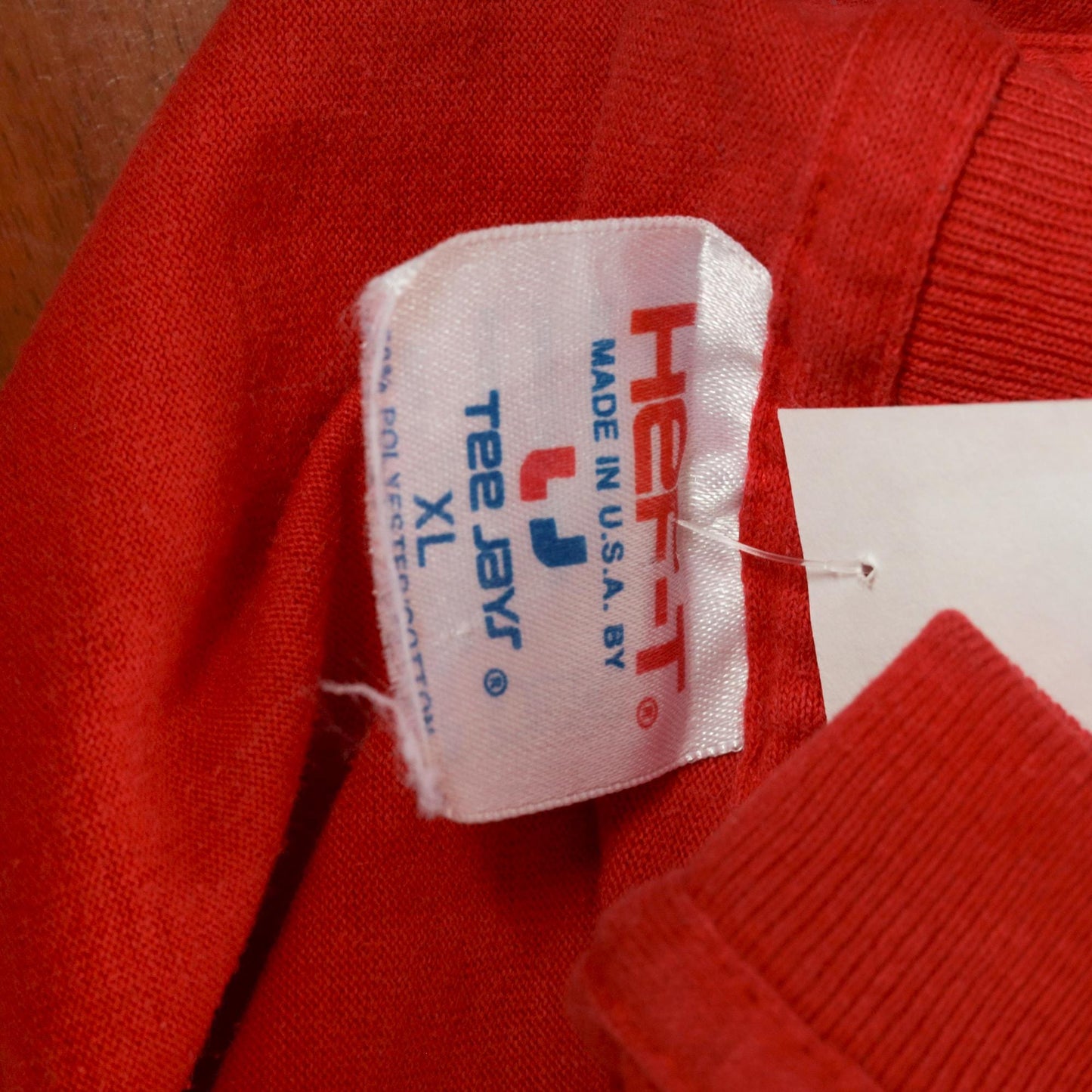 90s Mississippi Fishing Graphic T-Shirt Red Crewneck Large