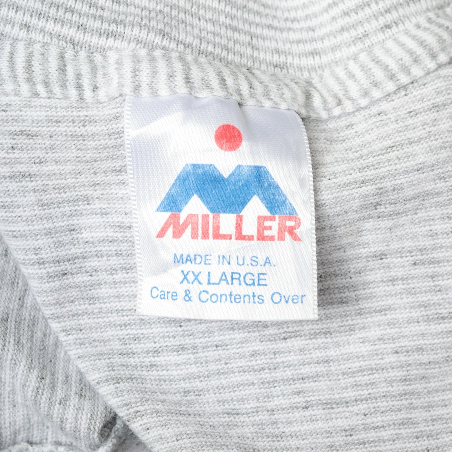 90s Hilton Head Island Sailboat Graphic T-Shirt Grey Striped Crewneck XXL