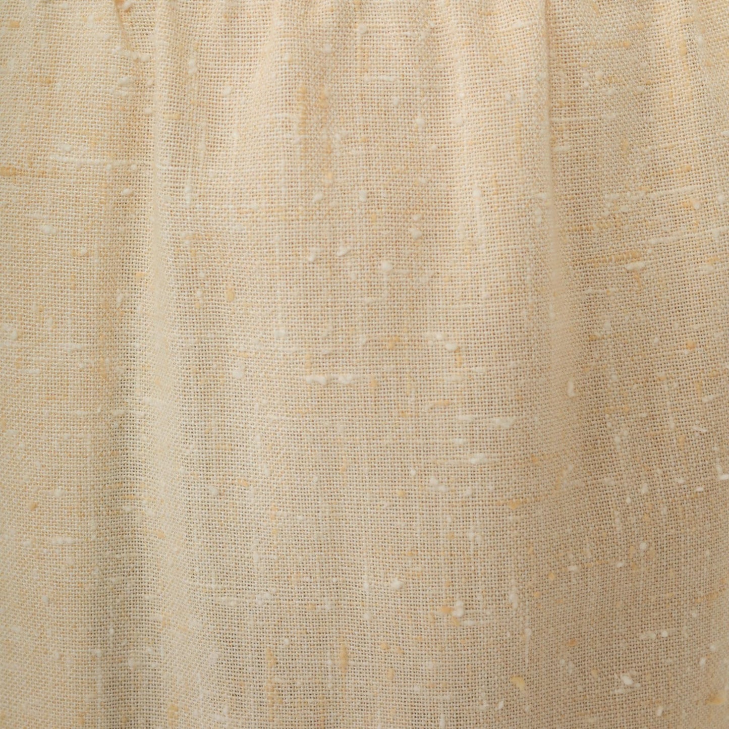 80s Cream Flecked A-Line Midi Skirt High Waist Tie Belt Pockets Small