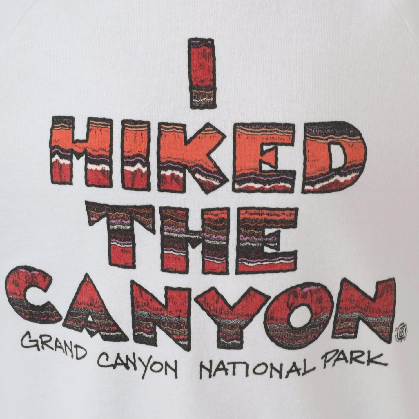 90s Grand Canyon National Park Sweatshirt I Hiked The Canyon Graphic Crewneck Extra Large