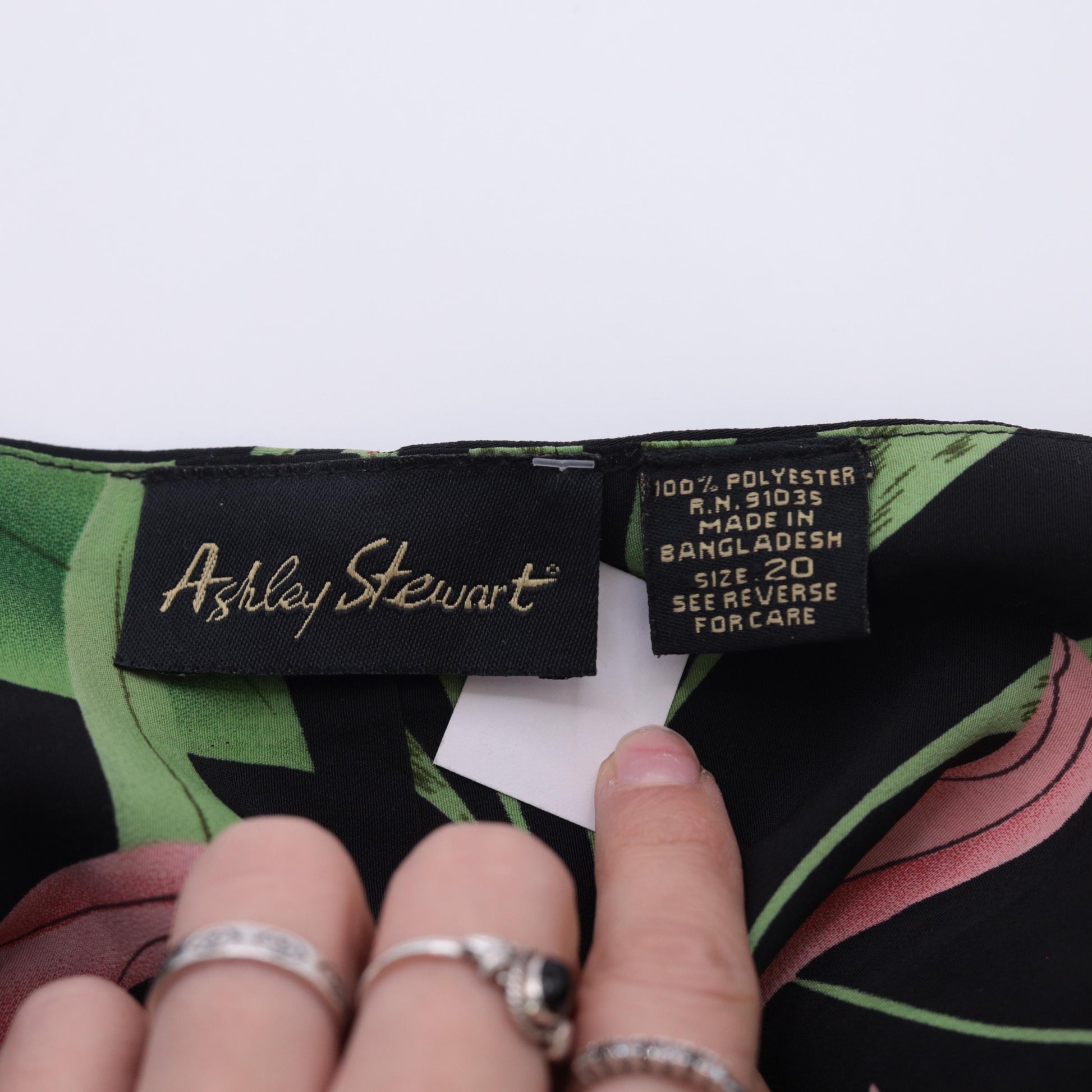 00s Ashley Stewart Floral Halter Maxi Dress Black Pink Green Plunge Neck Plus Size 20