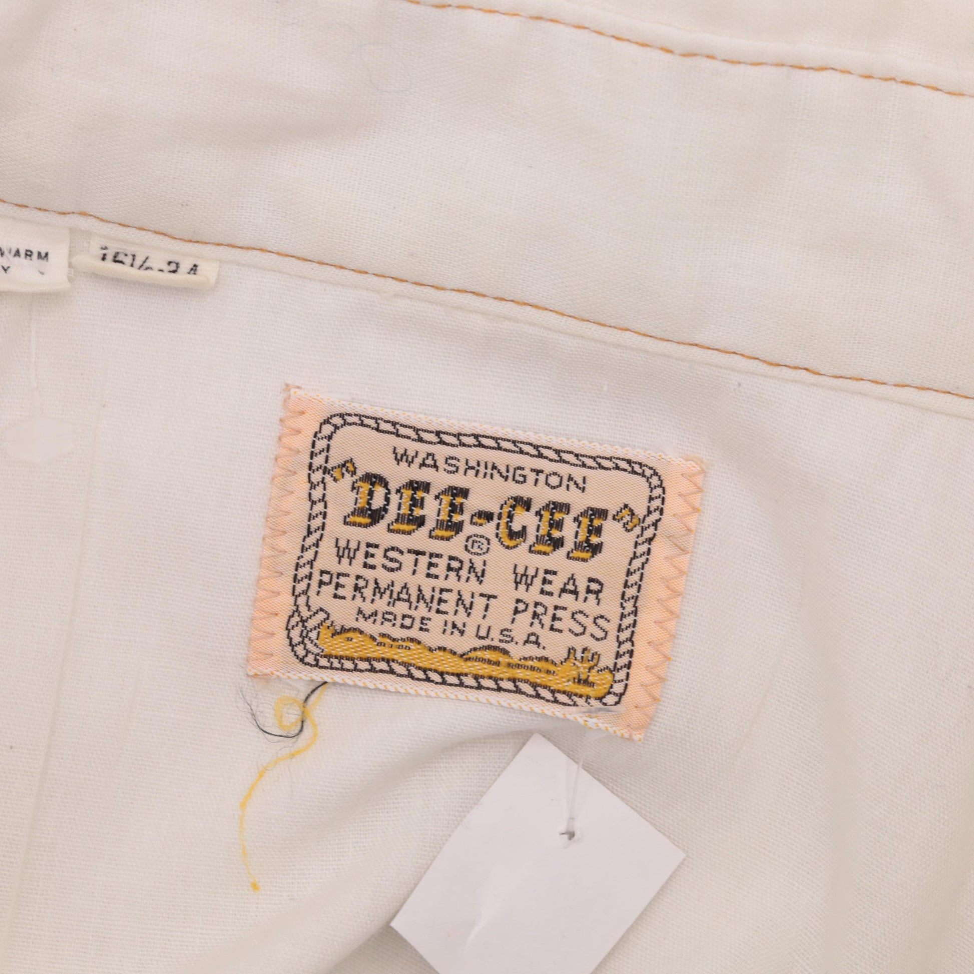 70s Dee-Cee Western Shirt Hand-Painted Fly Fishing Scene Pearl Snap Large L