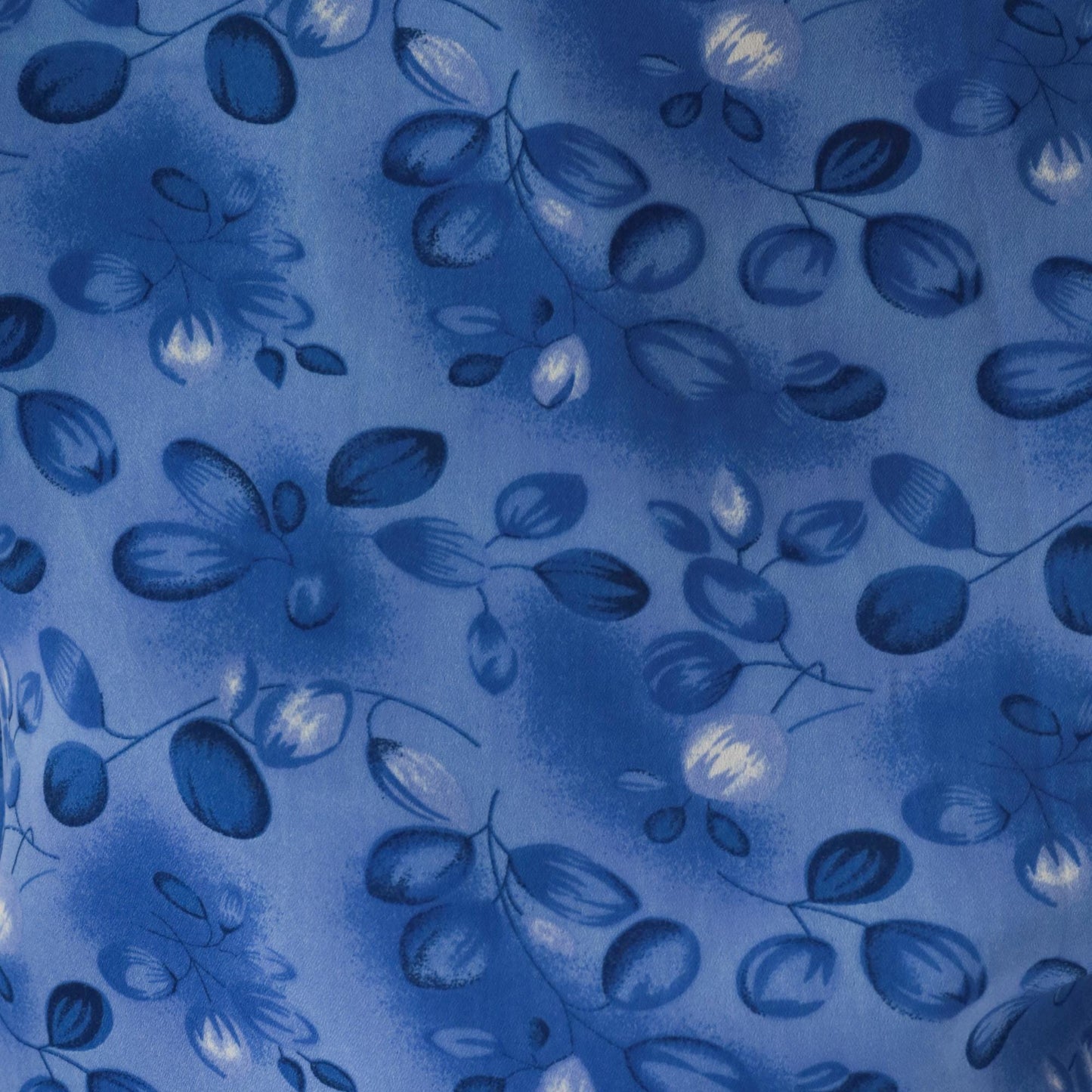 90s Blue Floral Maxi Dress with Matching Shawl Sleeveless Medium