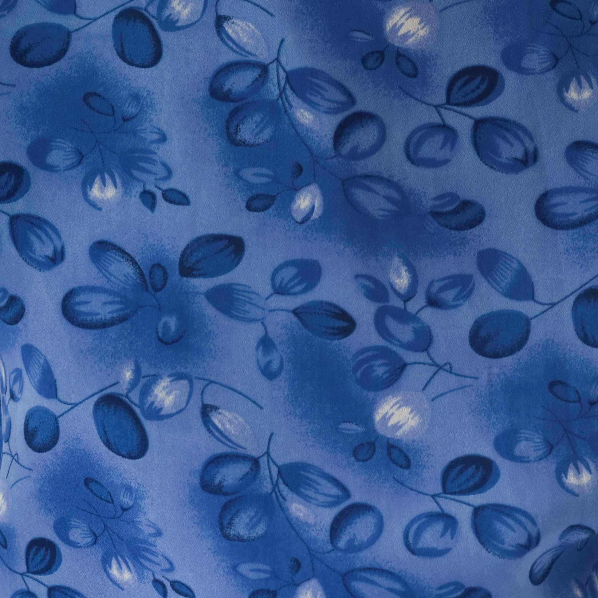 90s Blue Floral Maxi Dress with Matching Shawl Sleeveless Medium