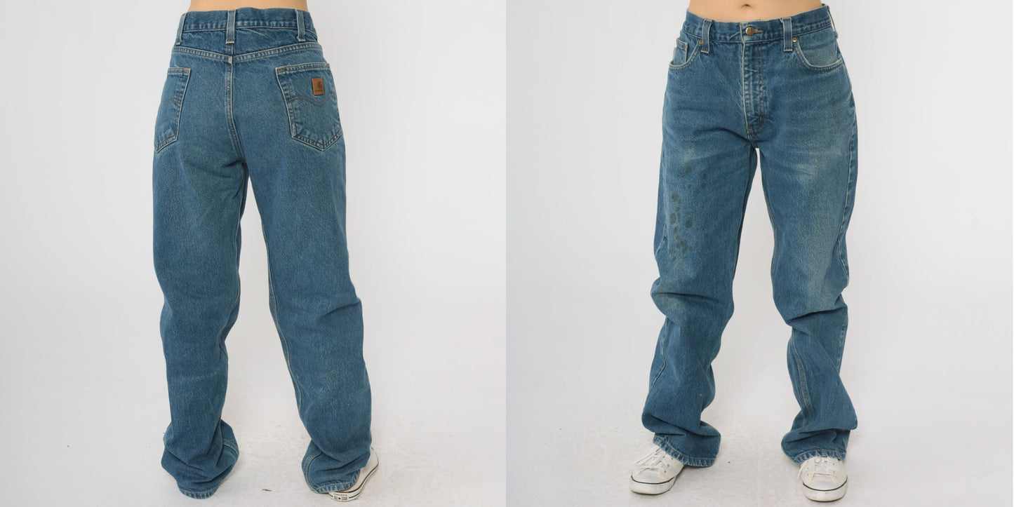 00s Carhartt Jeans Blue Denim Relaxed Straight Leg 36 x 32