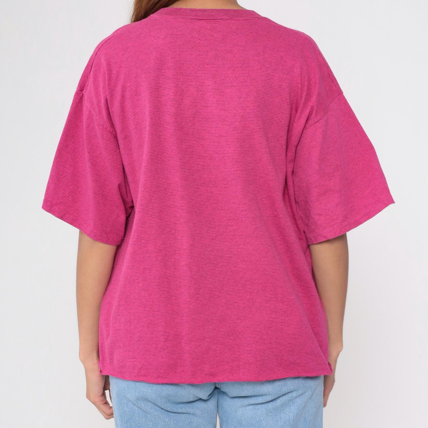 90s Arizona Prickly Pear Cactus Graphic T-Shirt Hot Pink Native American Pottery Extra Large