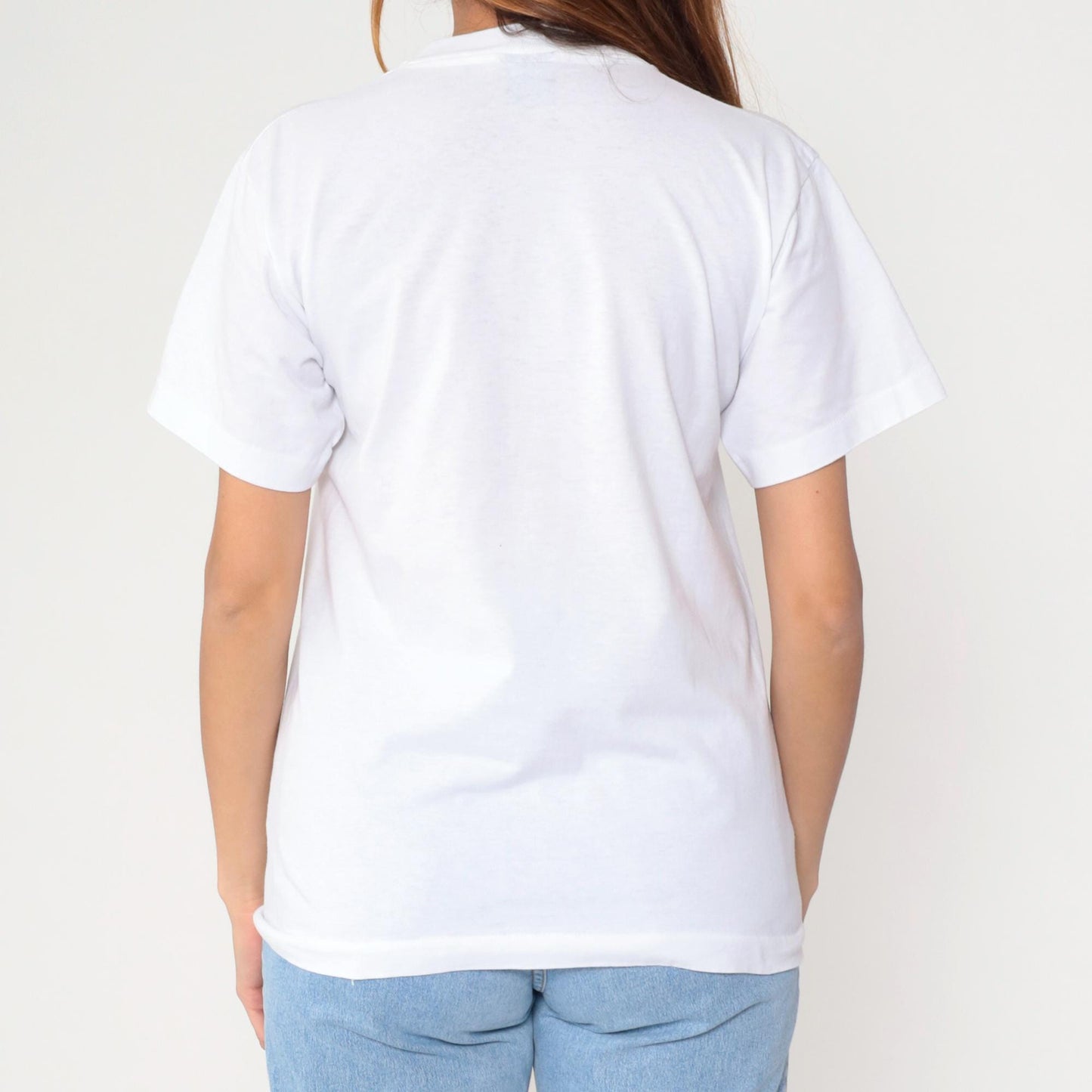 90s June Music Festival Albuquerque Graphic Tee Violin Print White Small