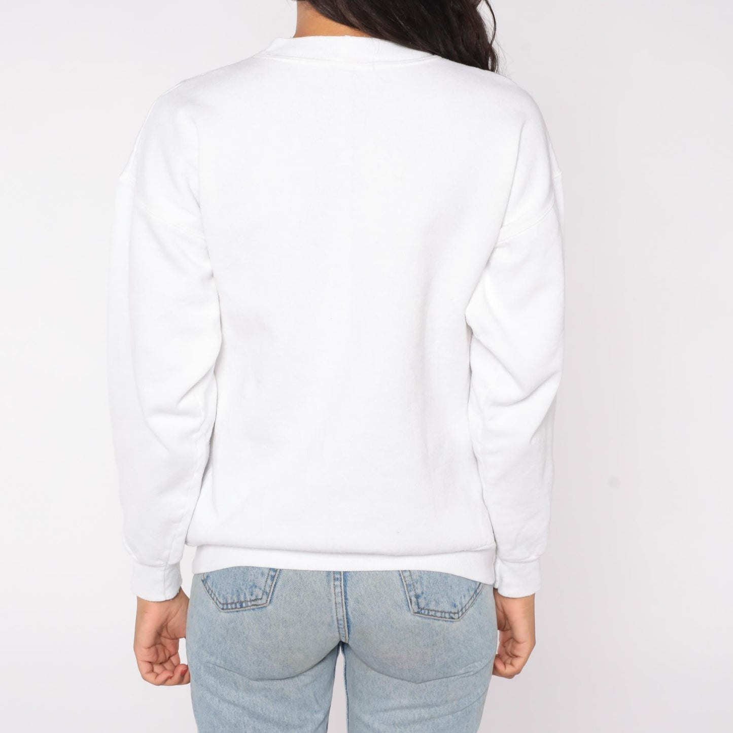90s Inside The Outdoors Nature Graphic Sweatshirt White Crewneck Large