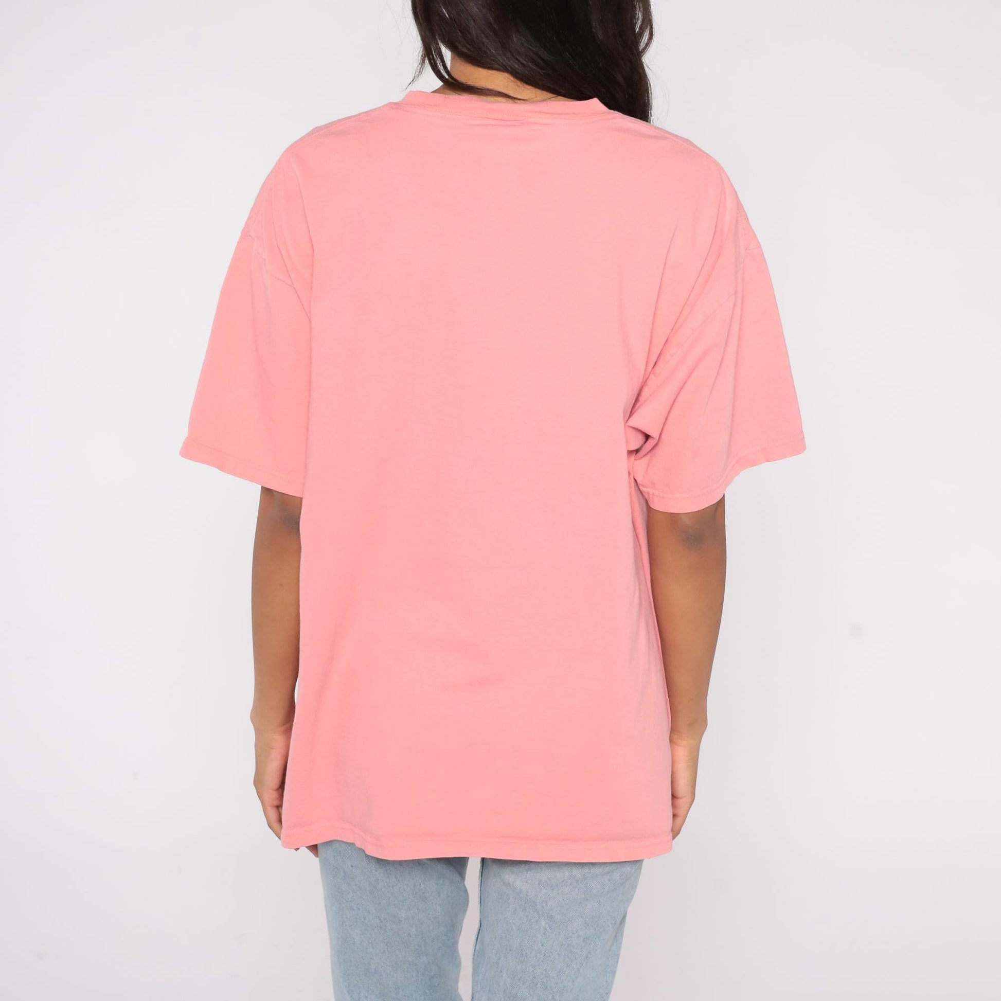 90s Arizona Desert Cactus T-Shirt Anvil Coral Pink Cotton Plus Size XXL