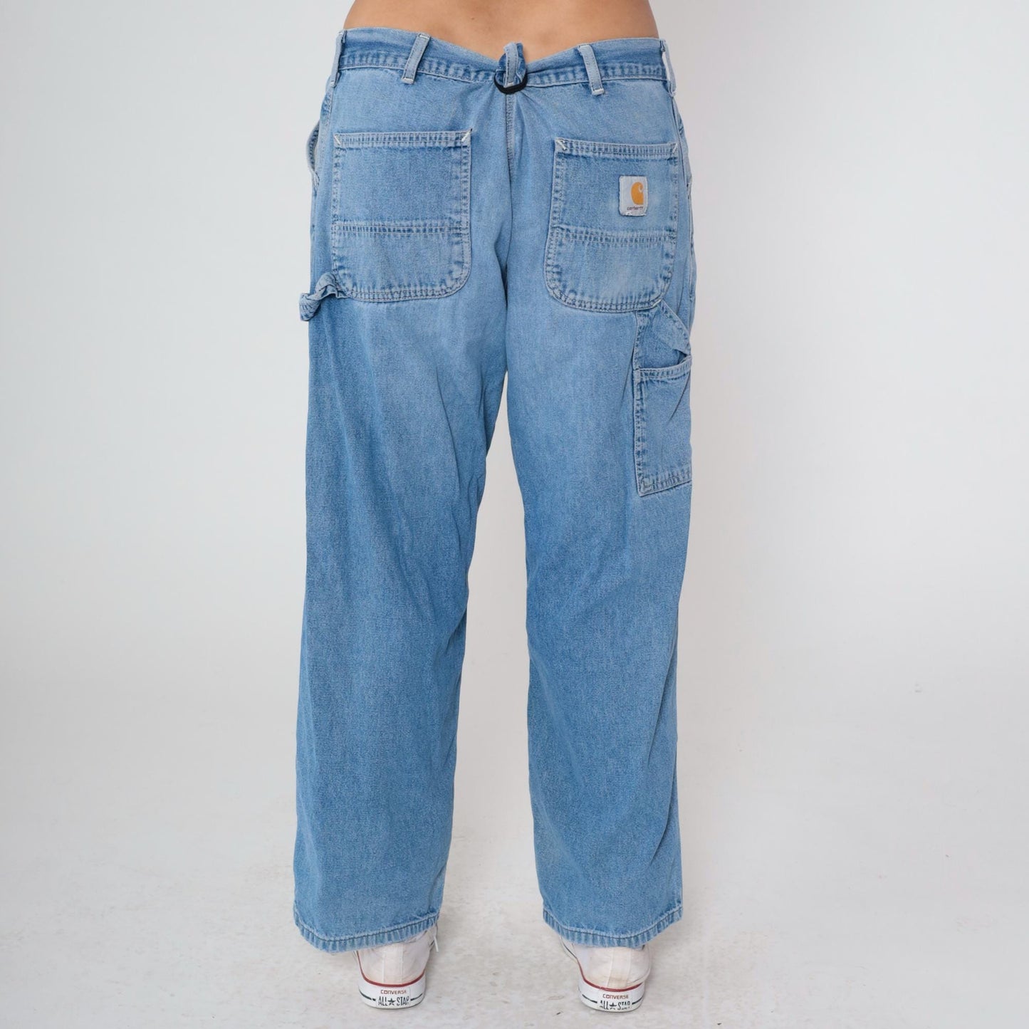 90s Carhartt Relaxed Fit Denim Jeans 38x30 Blue Workwear