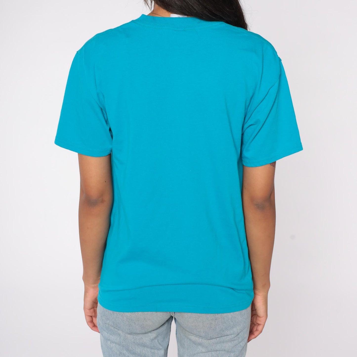 90s Sonoita Arizona Vineyards Graphic Tee Turquoise Hummingbird Purple Grapes Medium M