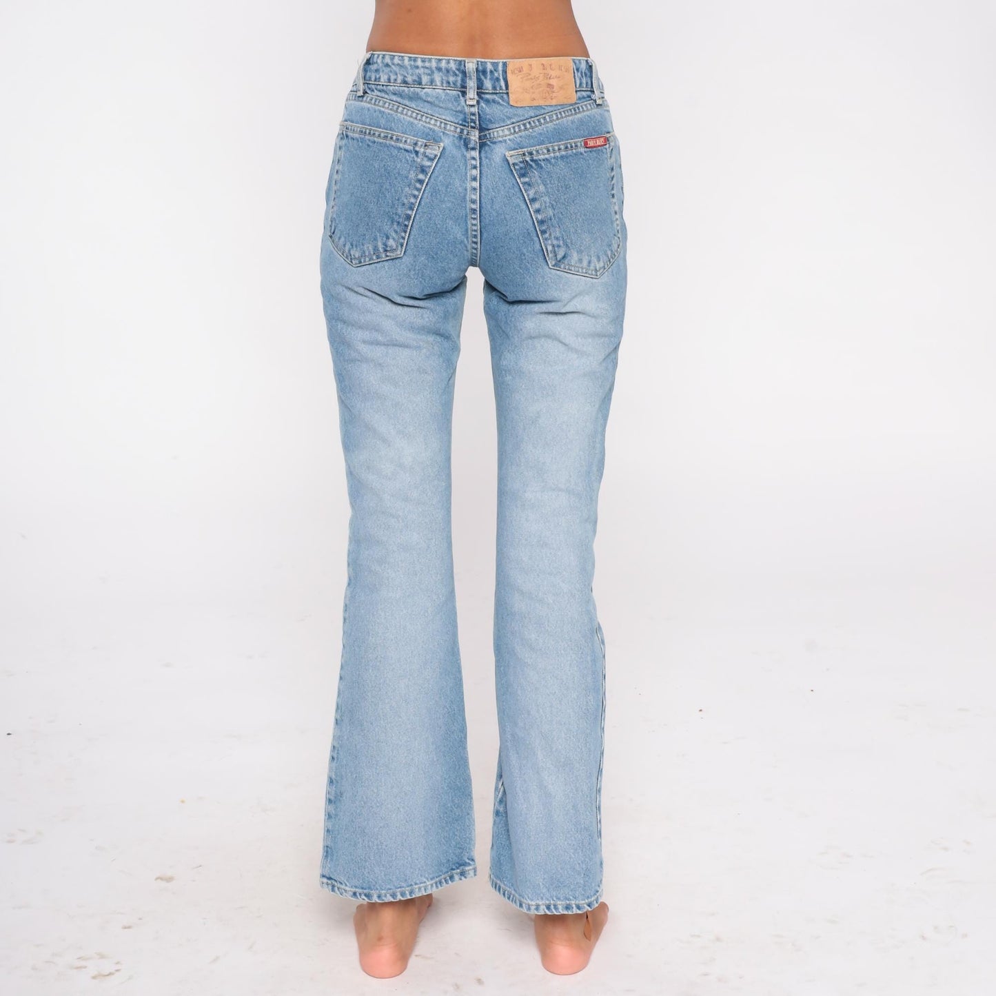 90s Paris Blues Light Wash Straight Leg Jeans Low Rise Small S