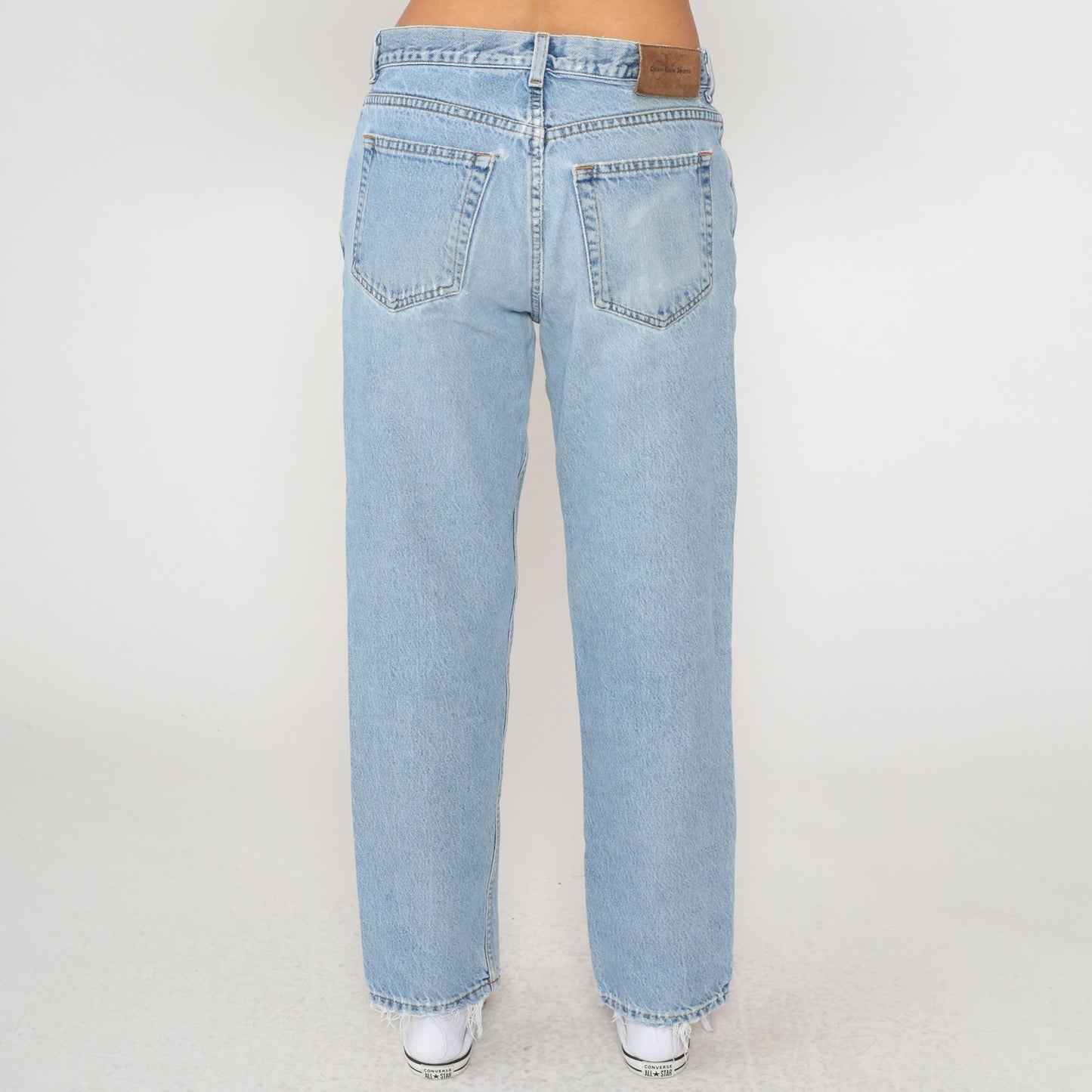 Calvin Klein Y2K Light Wash Straight Leg Denim Jeans 32x30