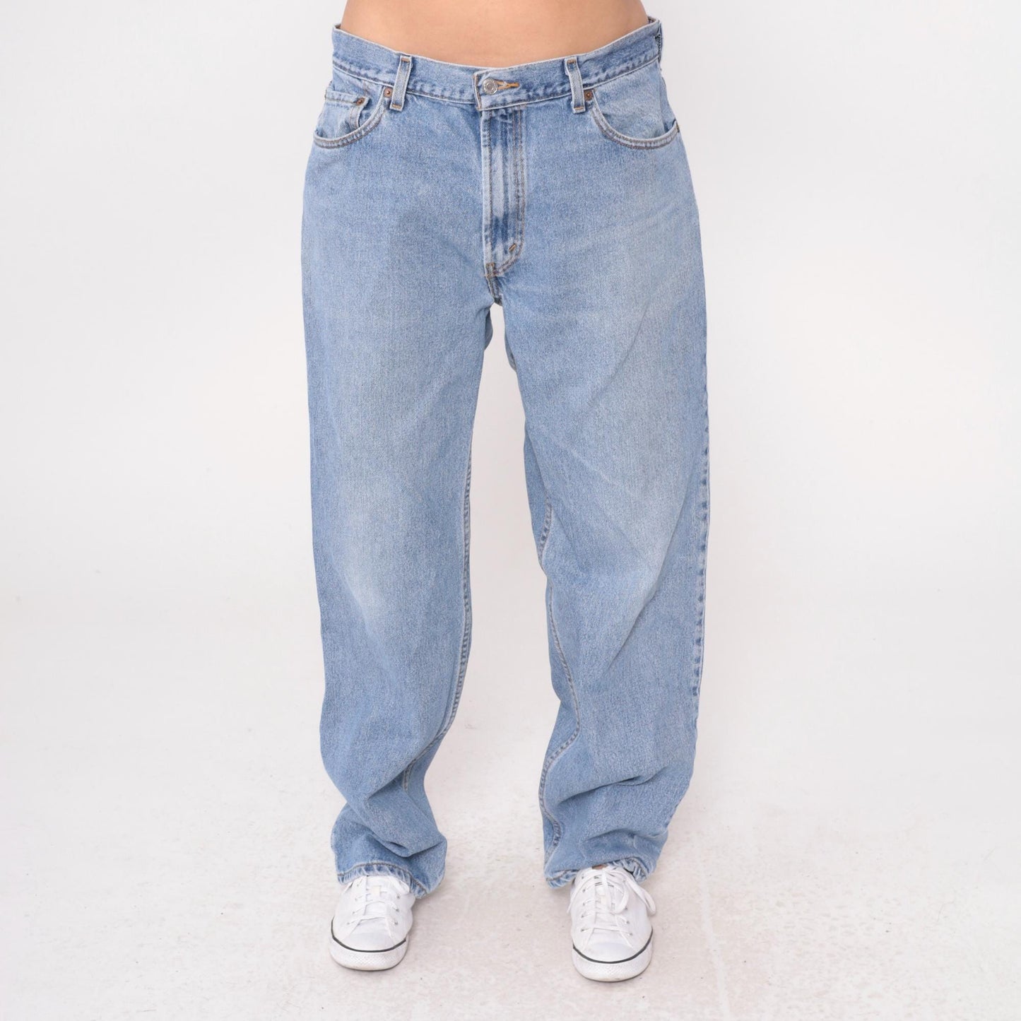 Levi's 550 Y2K Light Wash High Rise Straight Leg Jeans 36x32