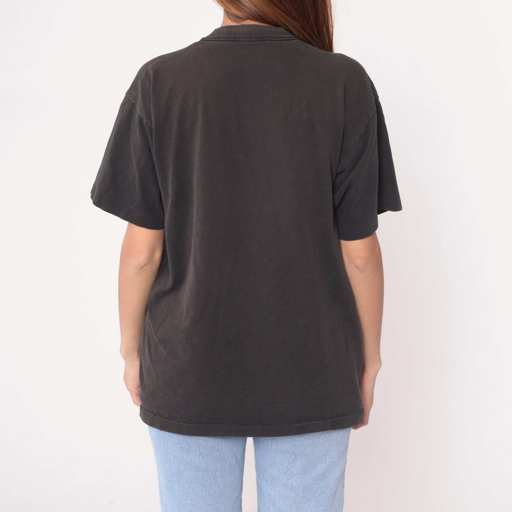 90s Project Galileo Space Mission Graphic Tee Black Large L