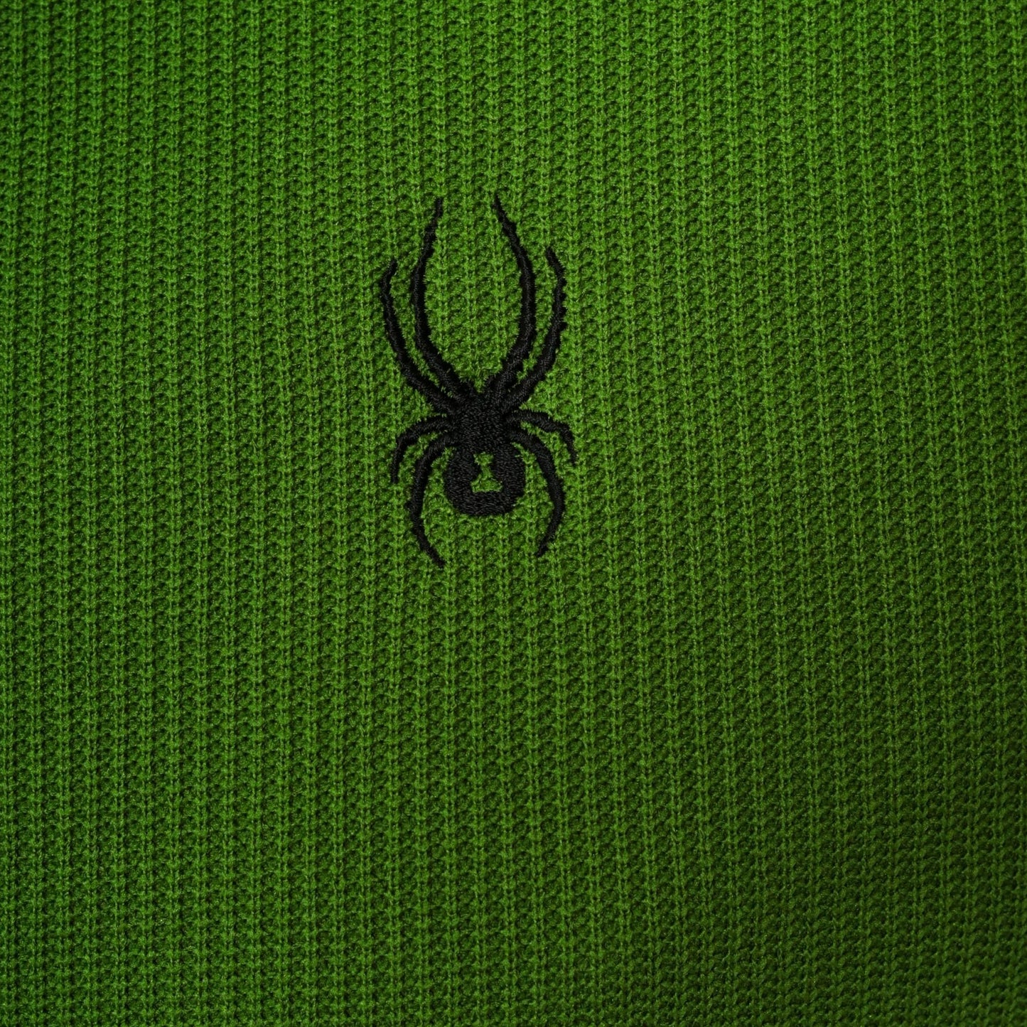 Spyder Y2K Half-Zip Fleece Pullover Lime Green Black Colorblock Large L