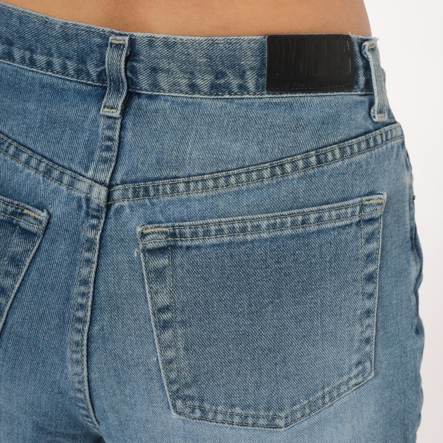 Y2K New York Jeans Bootcut High Rise Medium Wash Denim Large L