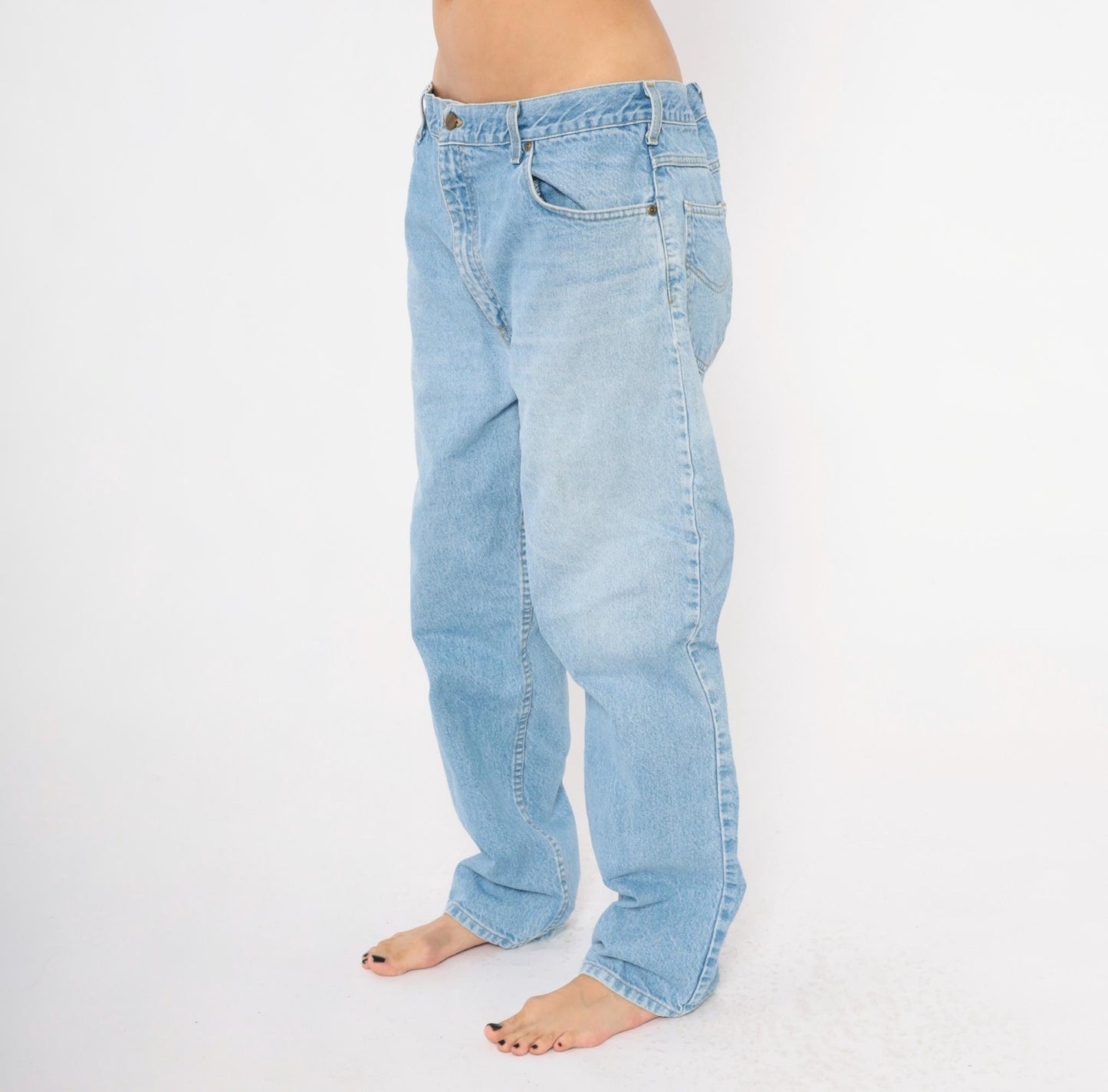 Carhartt Light Wash Straight Leg Jeans 2000s Relaxed Fit Denim 40 x 30