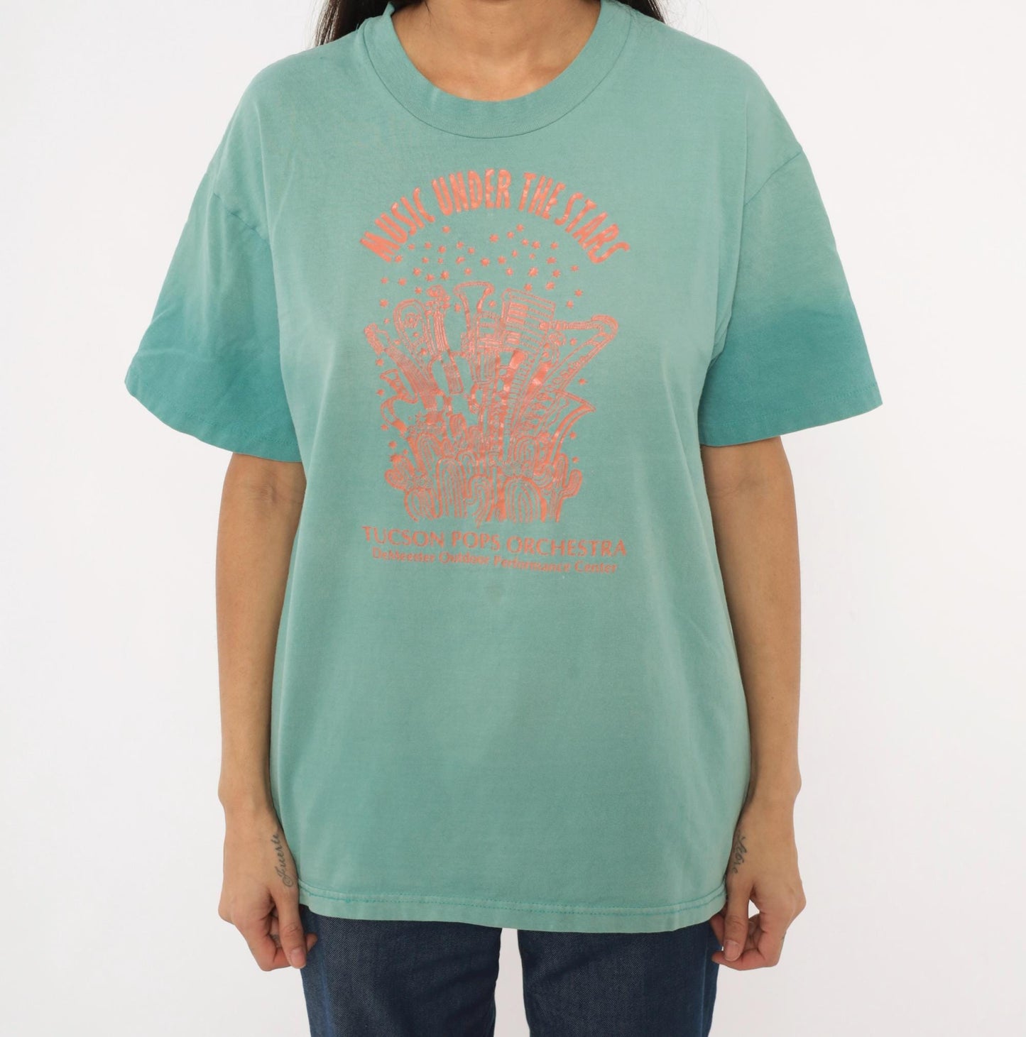 90s Tucson Pops Orchestra Music Under The Stars Concert Tee Large