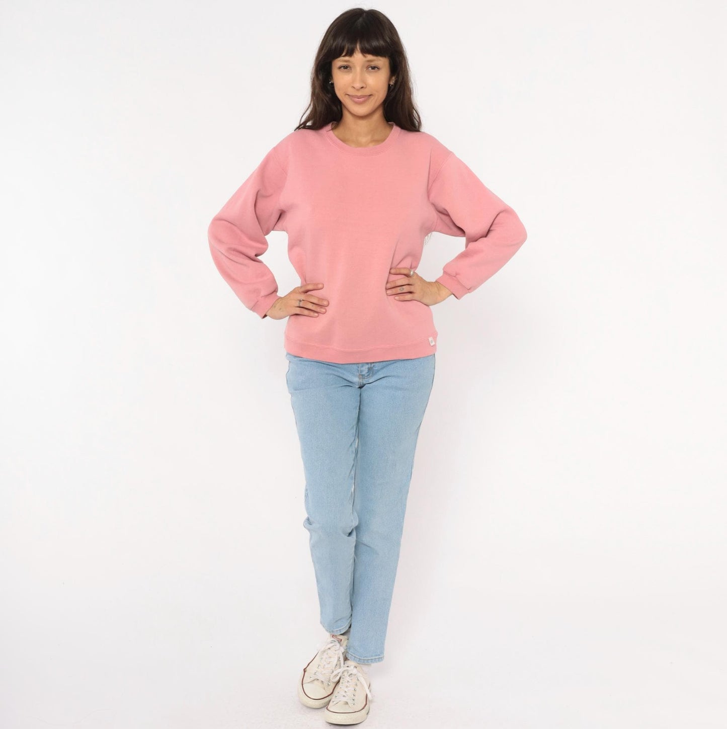 90s Russell Athletic Rose Pink Crewneck Sweatshirt Small S