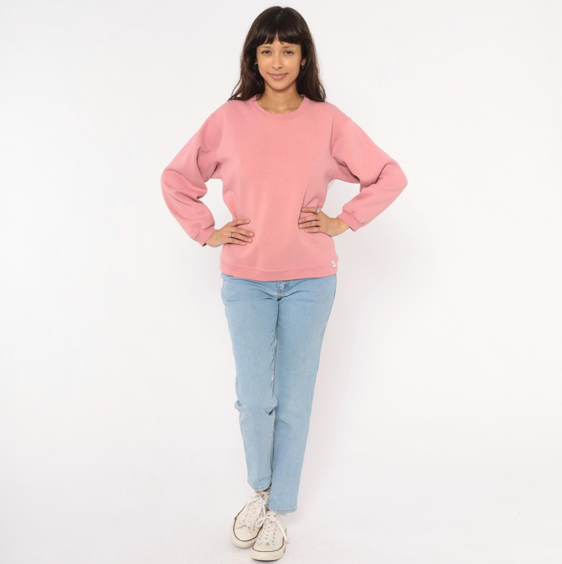 90s Russell Athletic Rose Pink Crewneck Sweatshirt Small S