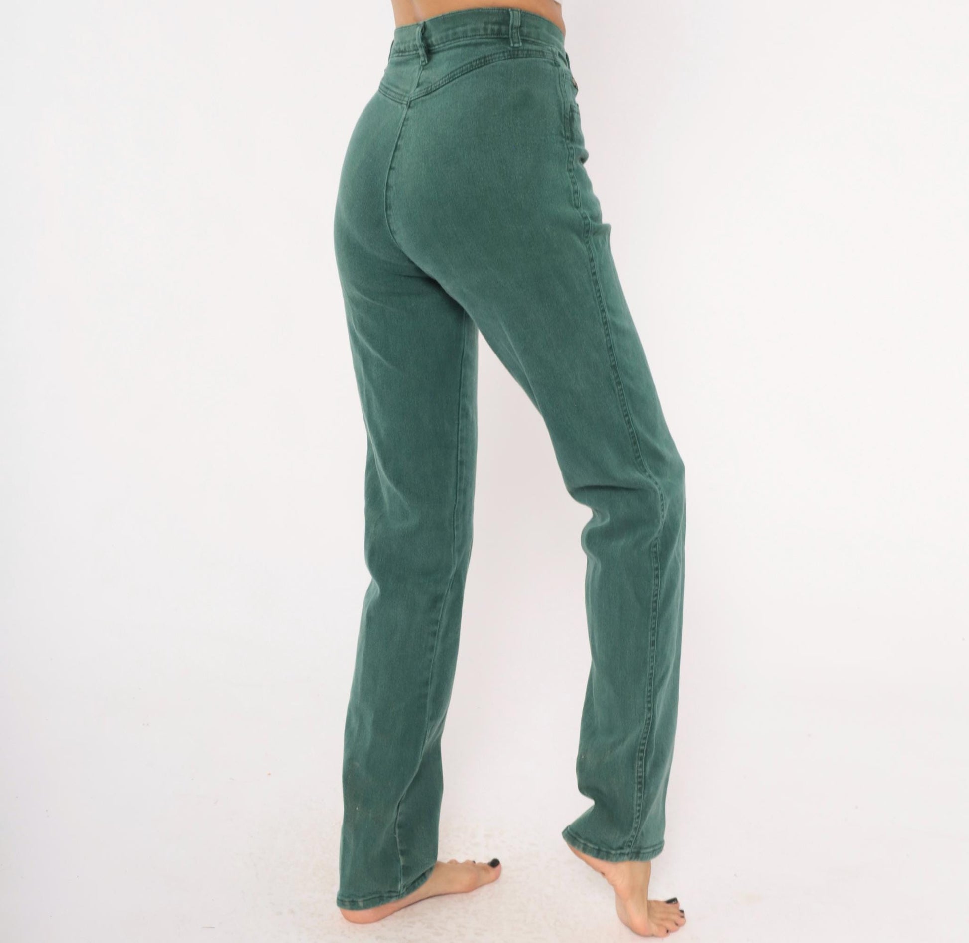 Y2K Roper Sage Green High Rise Straight Leg Jeans Extra Small XS