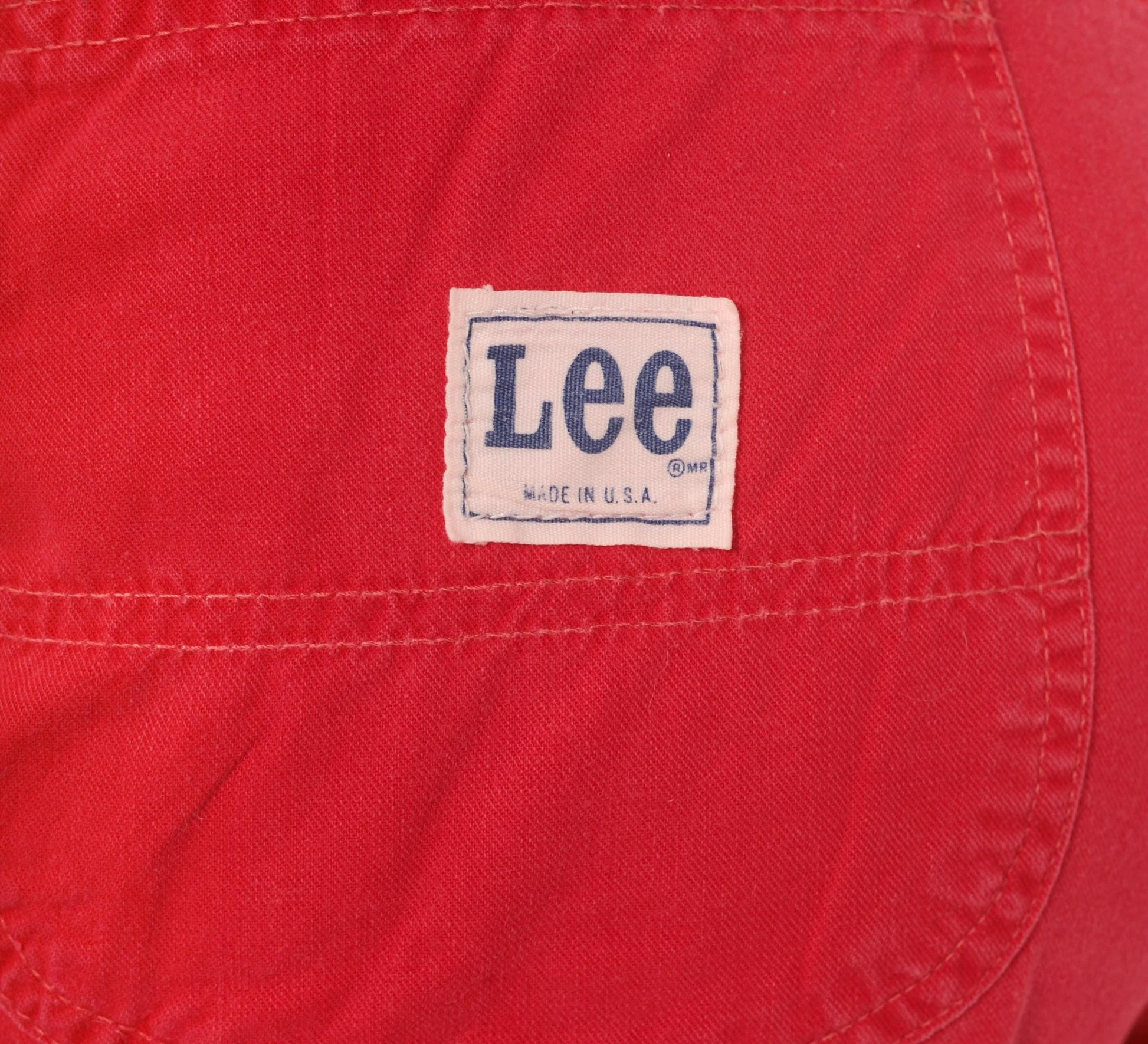 90s Lee Carpenter Pants Red Cotton High Rise Straight Leg Small S