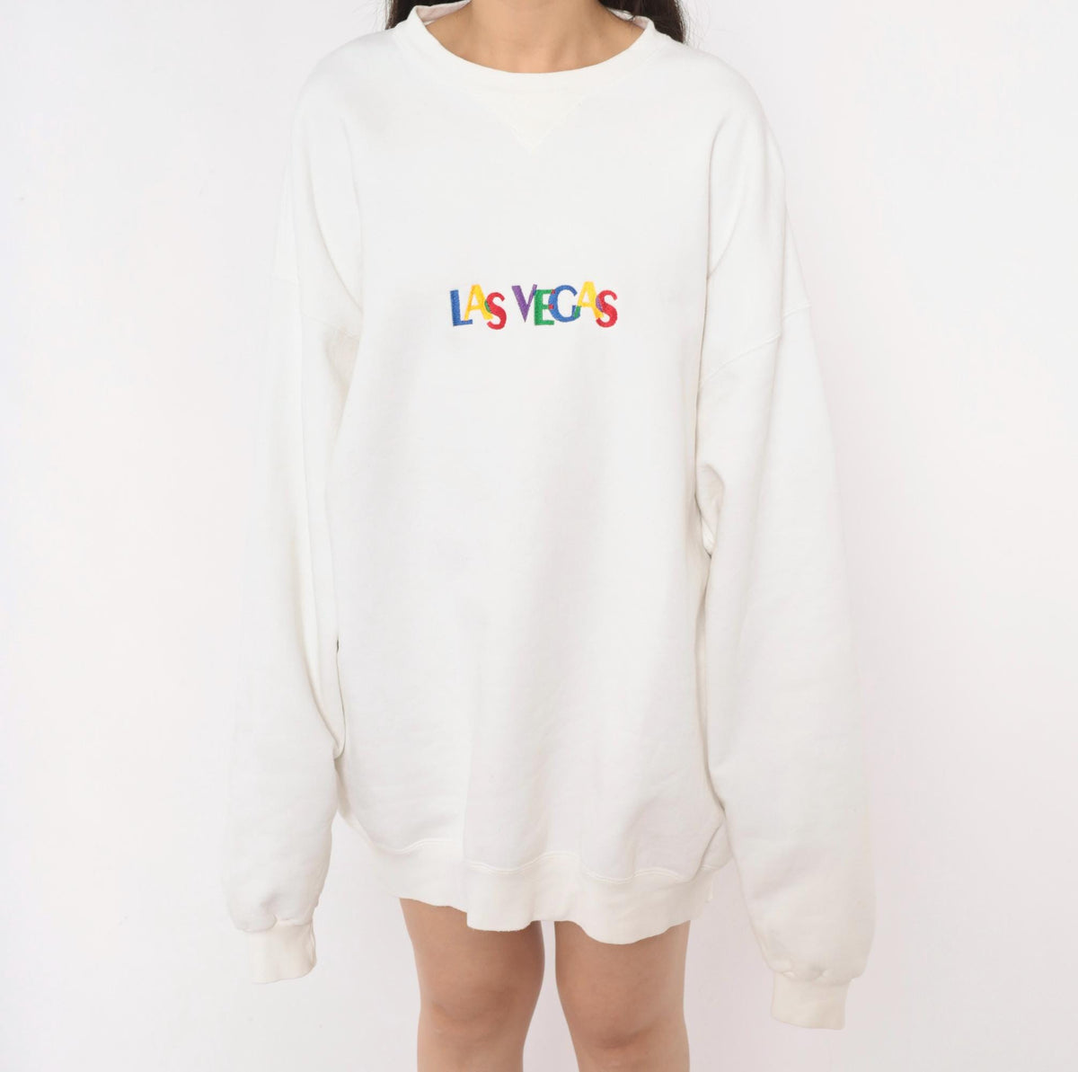 90s Las Vegas Sope Creek Sweatshirt Multicolor Embroidered Crewneck Plus Size XXL