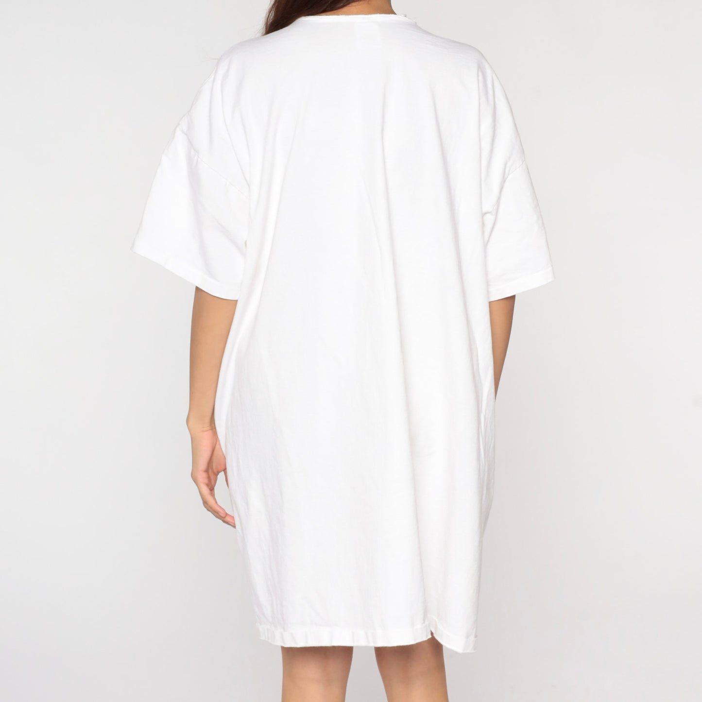 90s Colorado Belle Casino T Shirt Dress White Graphic Minidress One Size