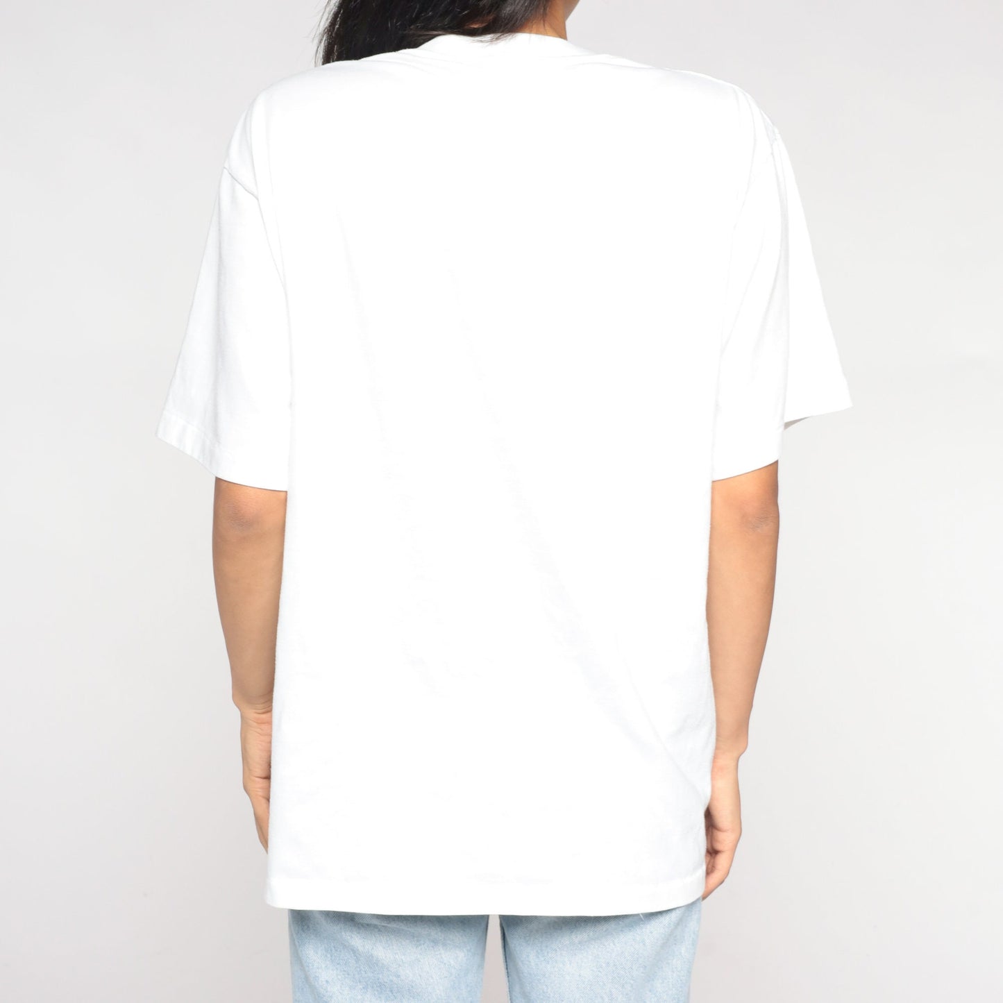 90s Swordfish Graphic T-Shirt Ixtapa Zihuatanejo Mexico White Single Stitch Medium