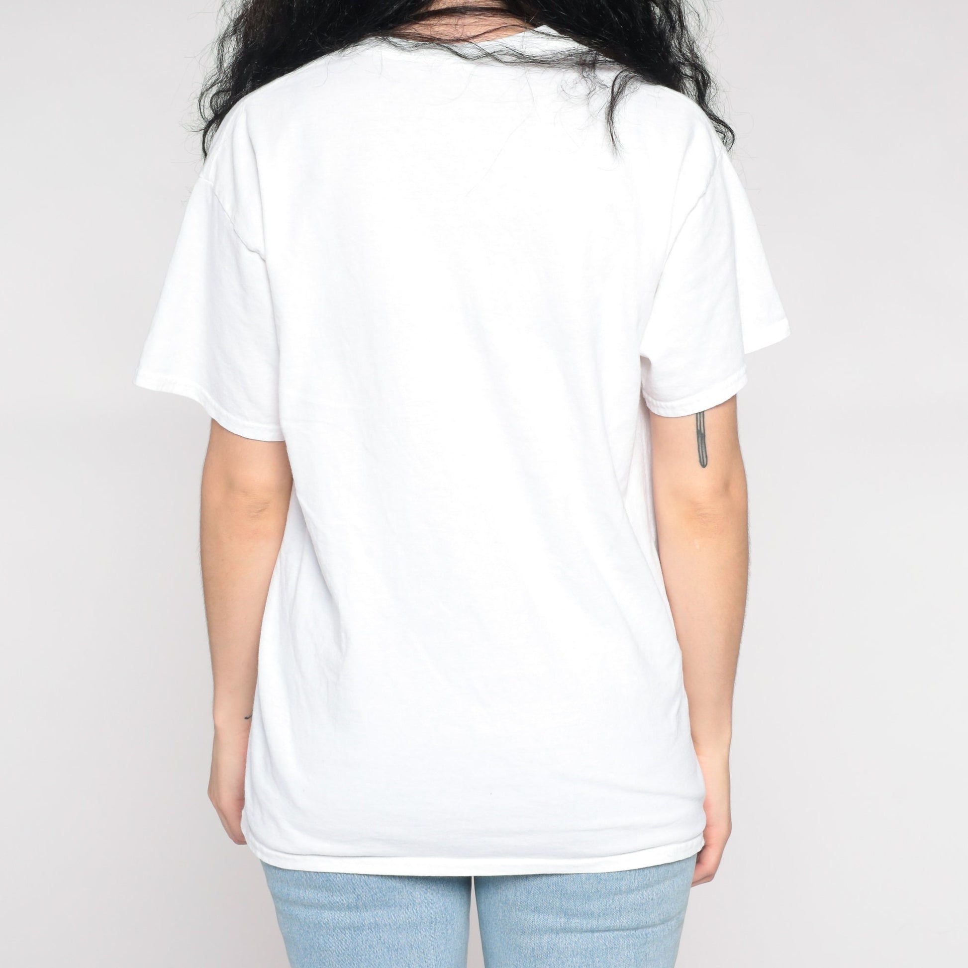 00s California Duck Graphic T-Shirt I'm The Boss White Medium