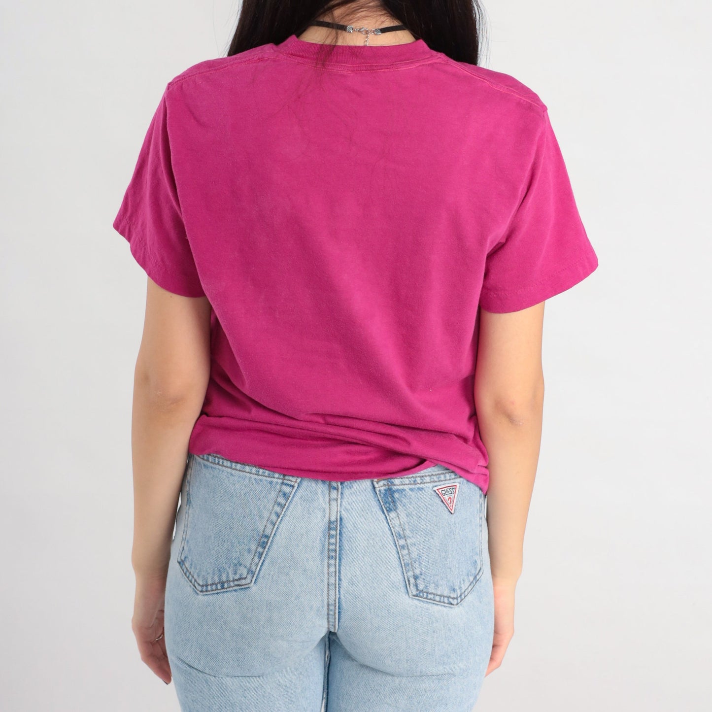 90s Reebok Dance For Heart American Heart Association Graphic Tee Magenta Small