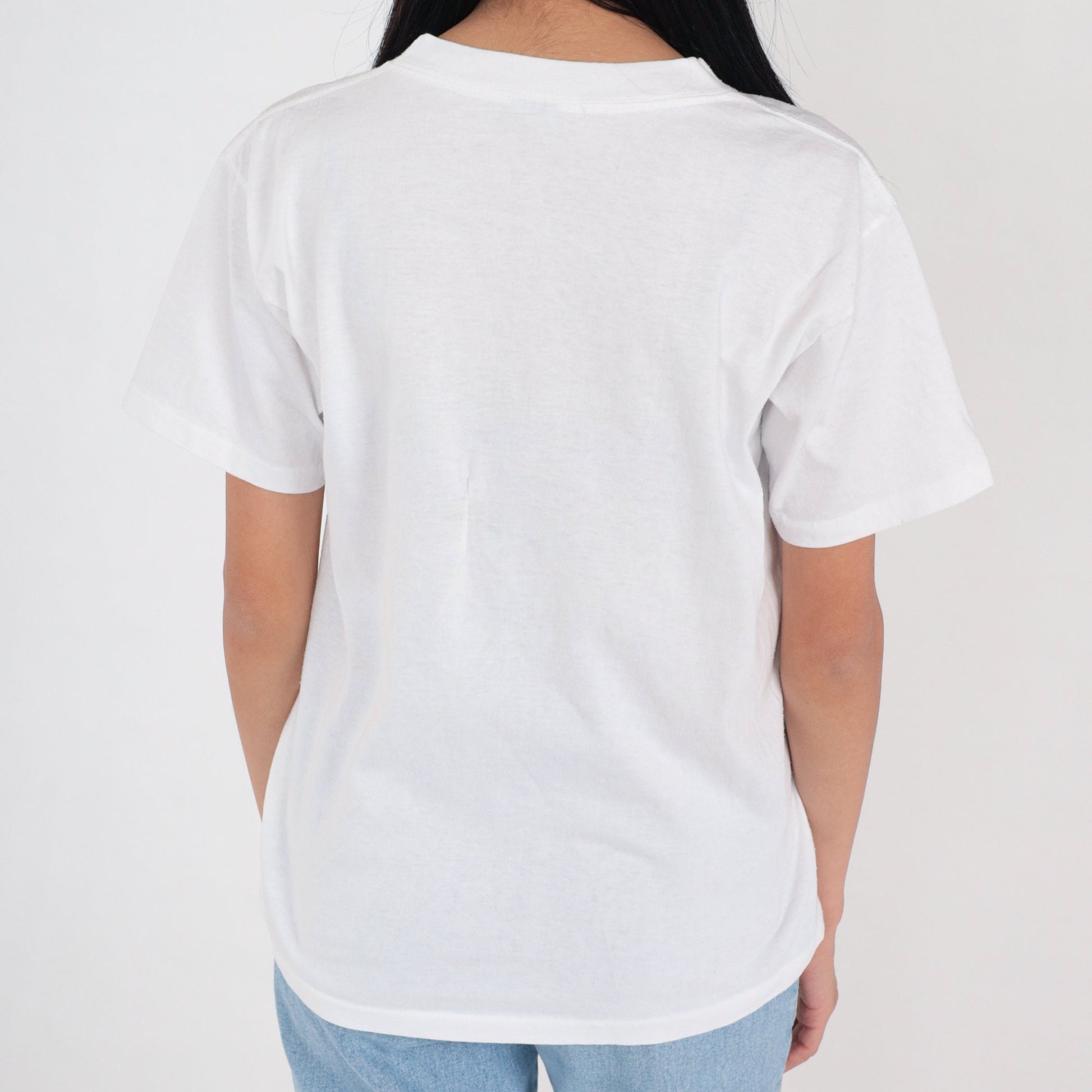 90s Arizona Grand Canyon State Graphic Pocket T-Shirt White Cotton Medium