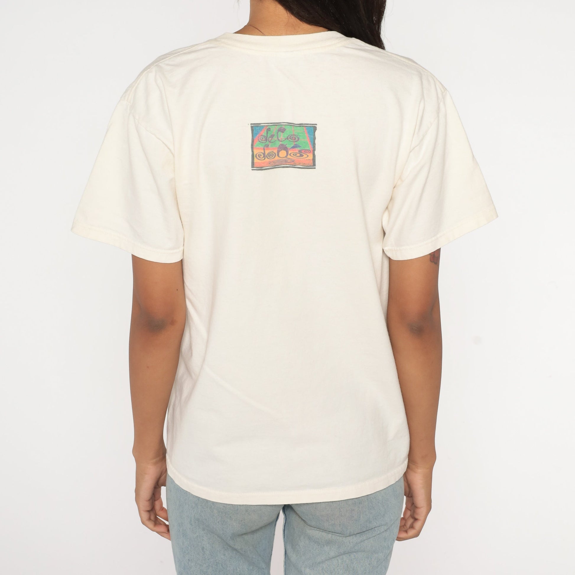 90s Mike McCarthy Dog Art Graphic T-Shirt Cotton Medium Large