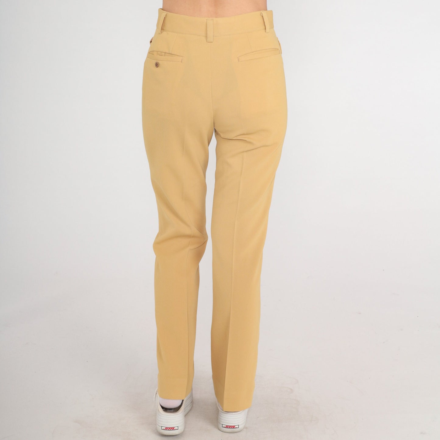 70s Sand Bell Bottom Flare Pants High Rise Vintage Small S