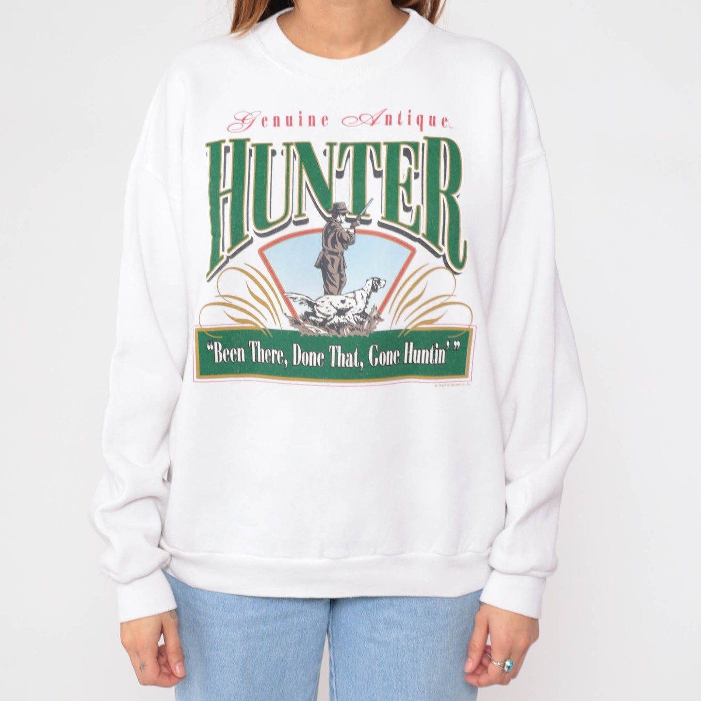 90s Hunting Sweatshirt Genuine Antique Hunter Been There Done That Pullover Extra Large