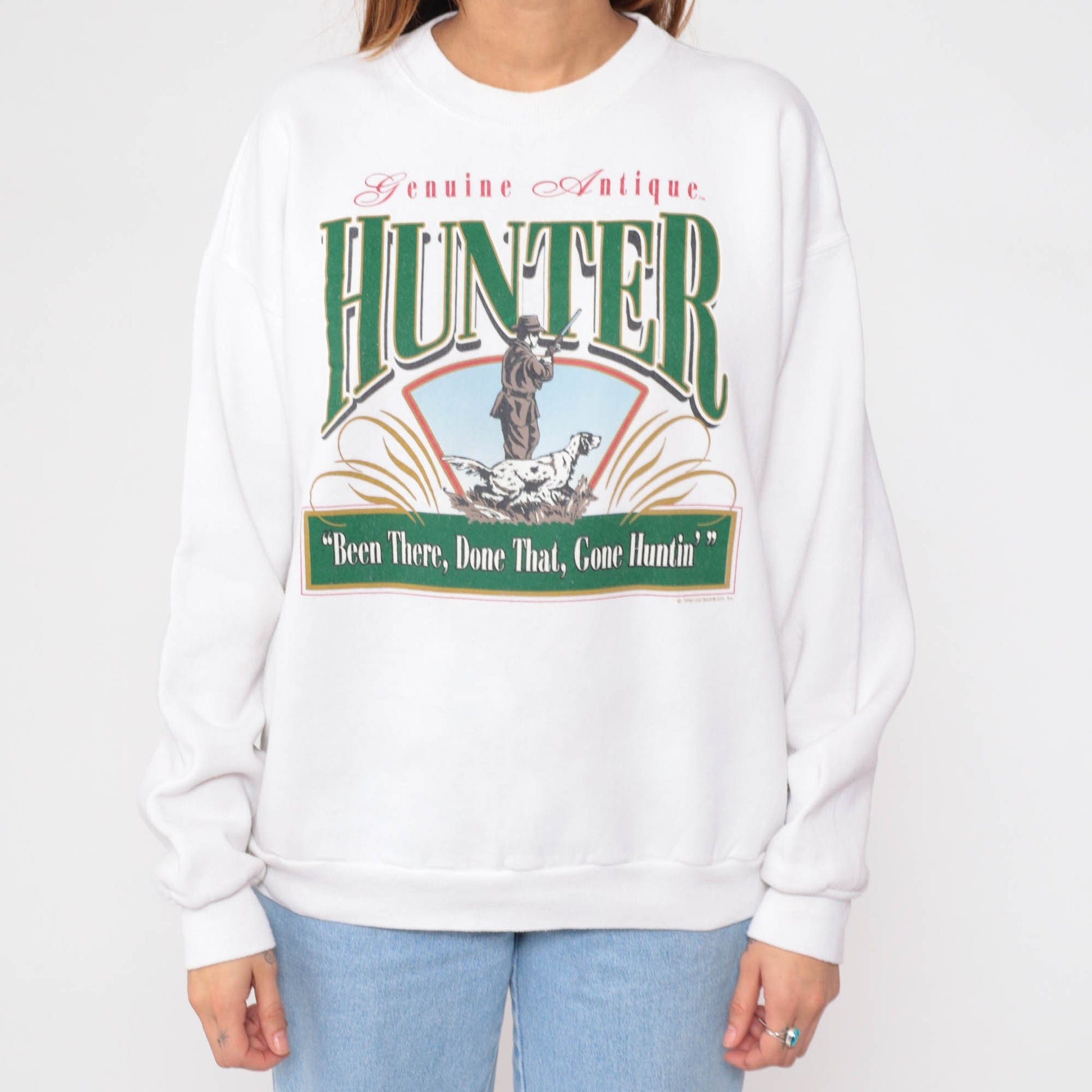 90s Hunting Sweatshirt Genuine Antique Hunter Been There Done That Pullover Extra Large